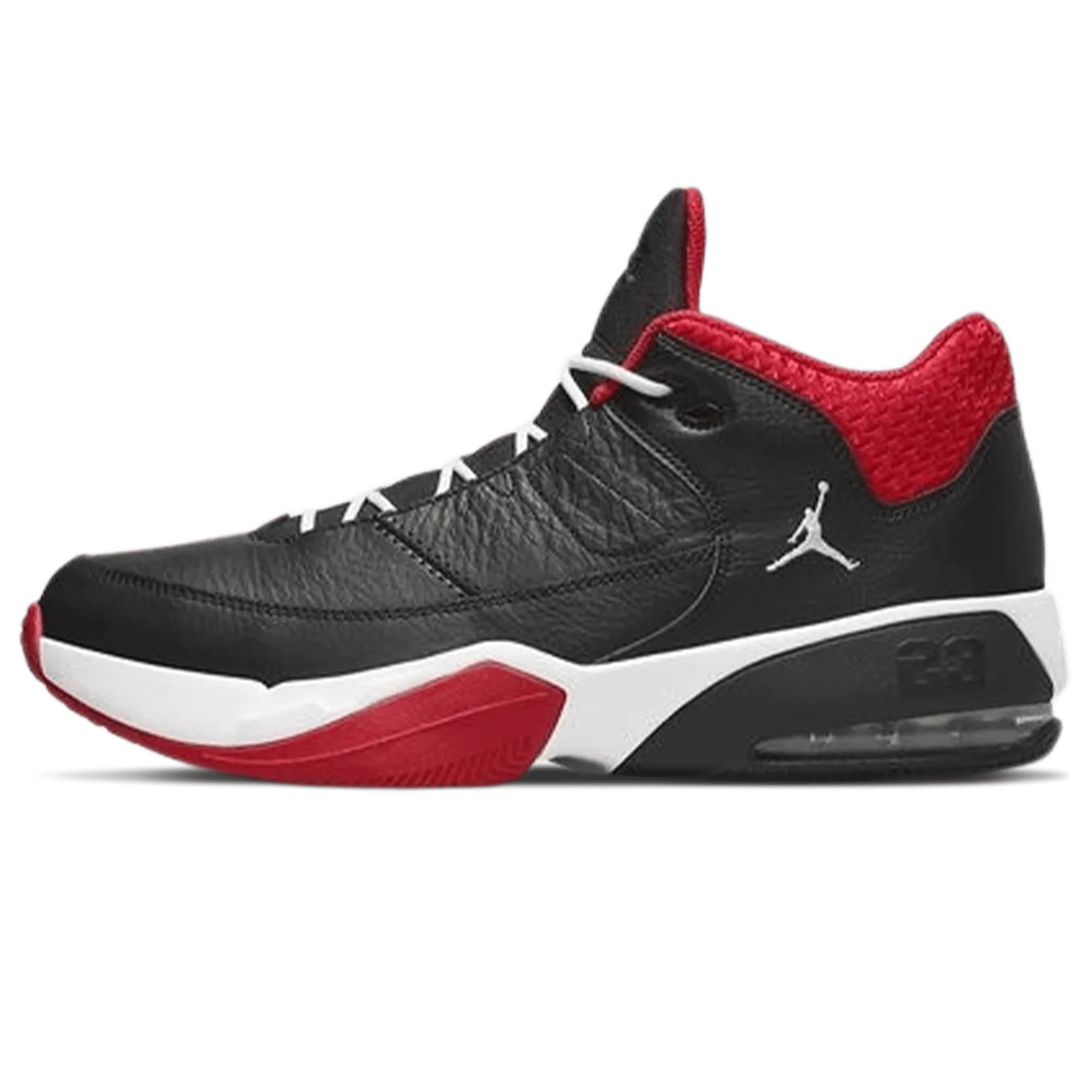 Jordan Max Aura 3 'Bred' Nike Air Max lifestyle sneakers with sport details