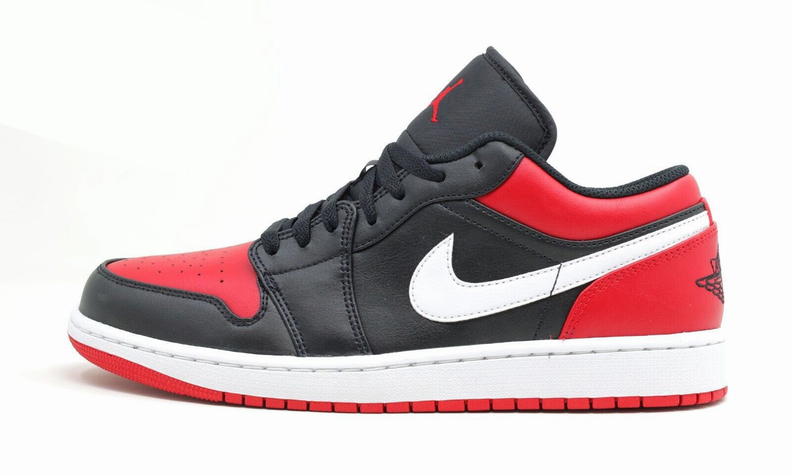 Jordan 1 Low Alternate Bred Toe 553558-066 Iconic Jordan 1 sneakers for collectors