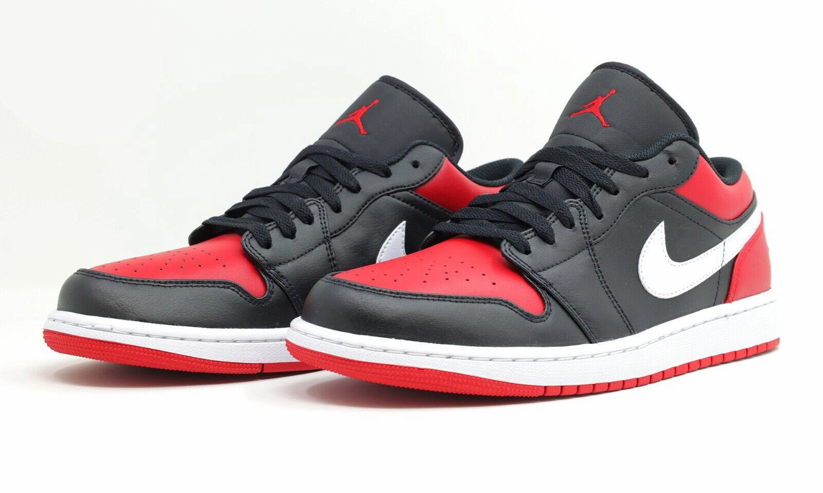 Jordan 1 Low Alternate Bred Toe 553558-066 Heritage-inspired daily shoes