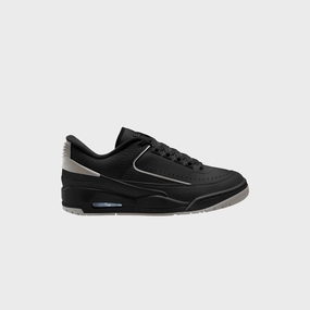 Jordan 2/3 - Black / Metallic Silver Retro basketball sneakers