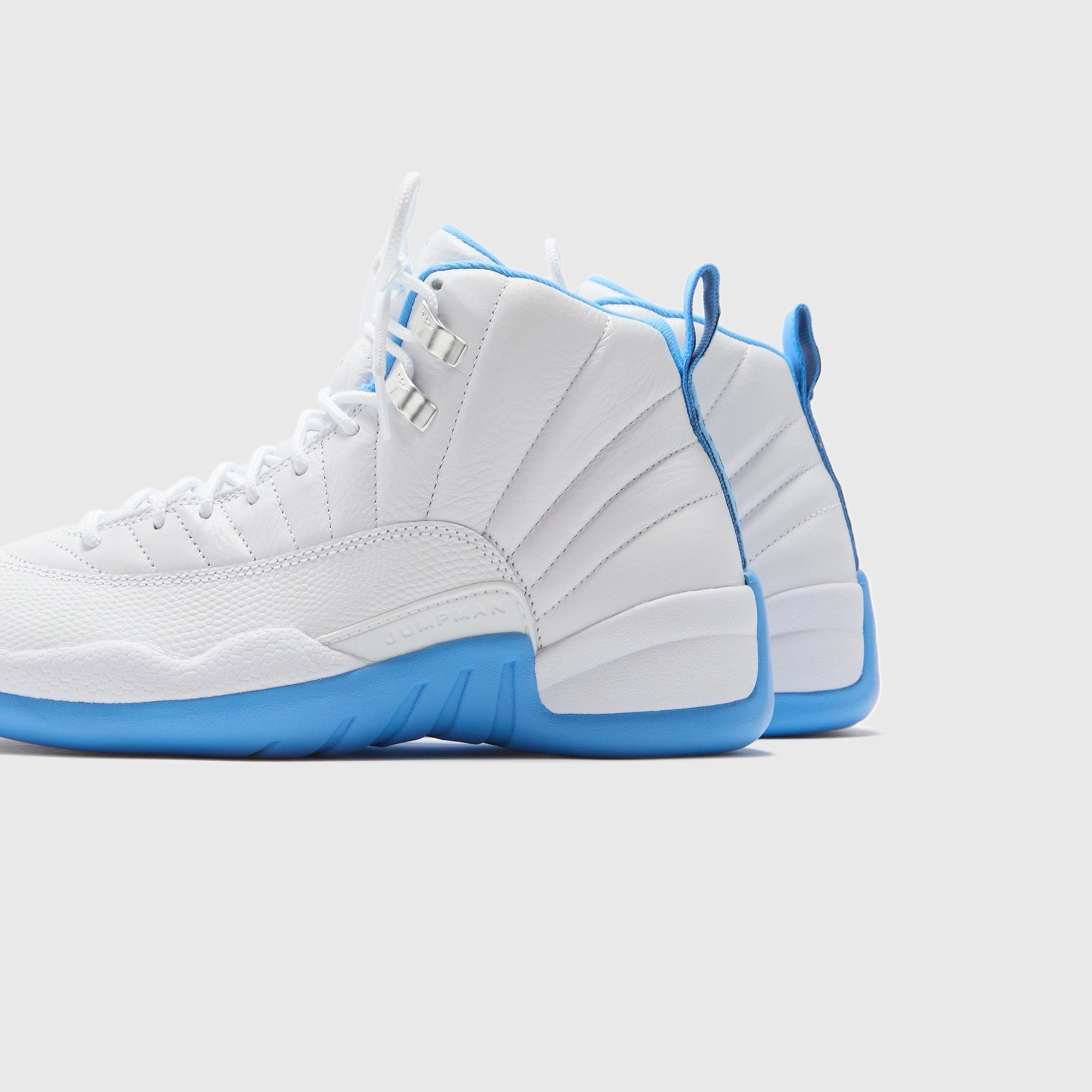 Jordan Air Jordan 12 Retro - White / Metallic Silver / University Blue All-day streetwear kicks