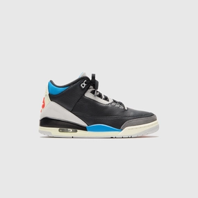 Jordan Air Jordan 3 Retro OG - Black / Chile Red / Neutral Grey / Military Blue / Coconut Milk Retro basketball sneakers