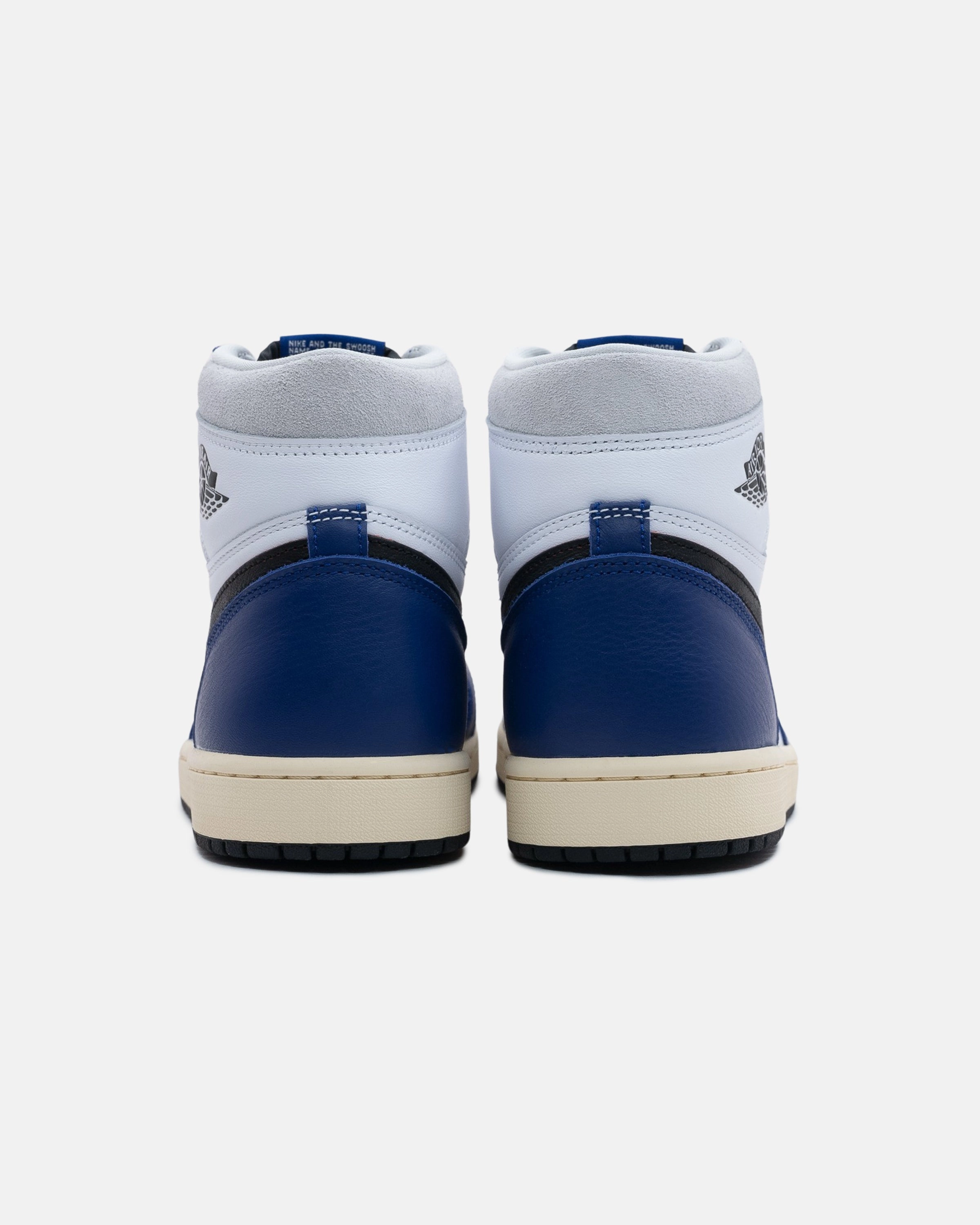 JORDAN AJ 1 RETRO HIGH OG - WHITE/ BLACK Heritage hoops sneakers