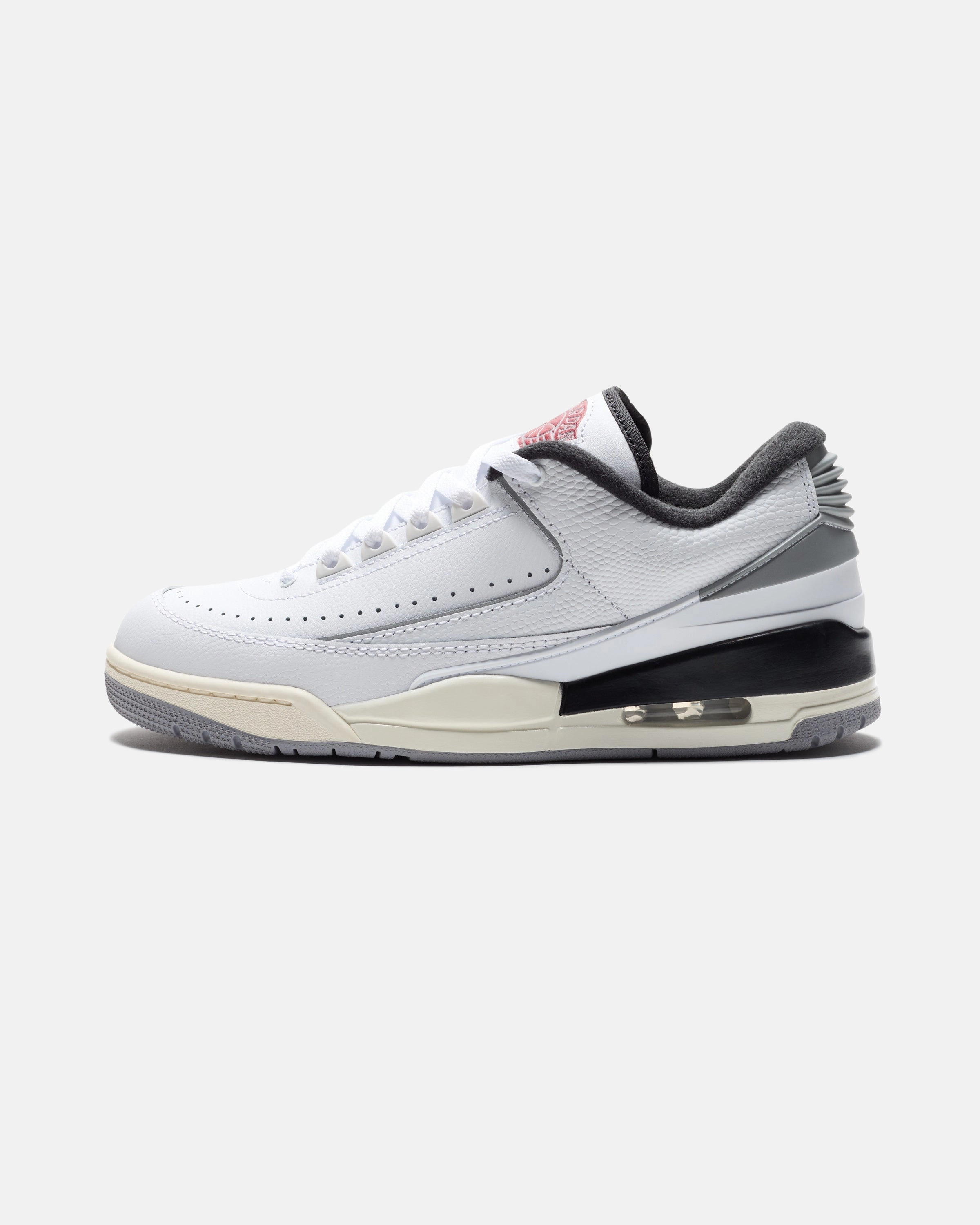 JORDAN AJ 2/3 - WHITE/ FIRERED Heritage hoops sneakers