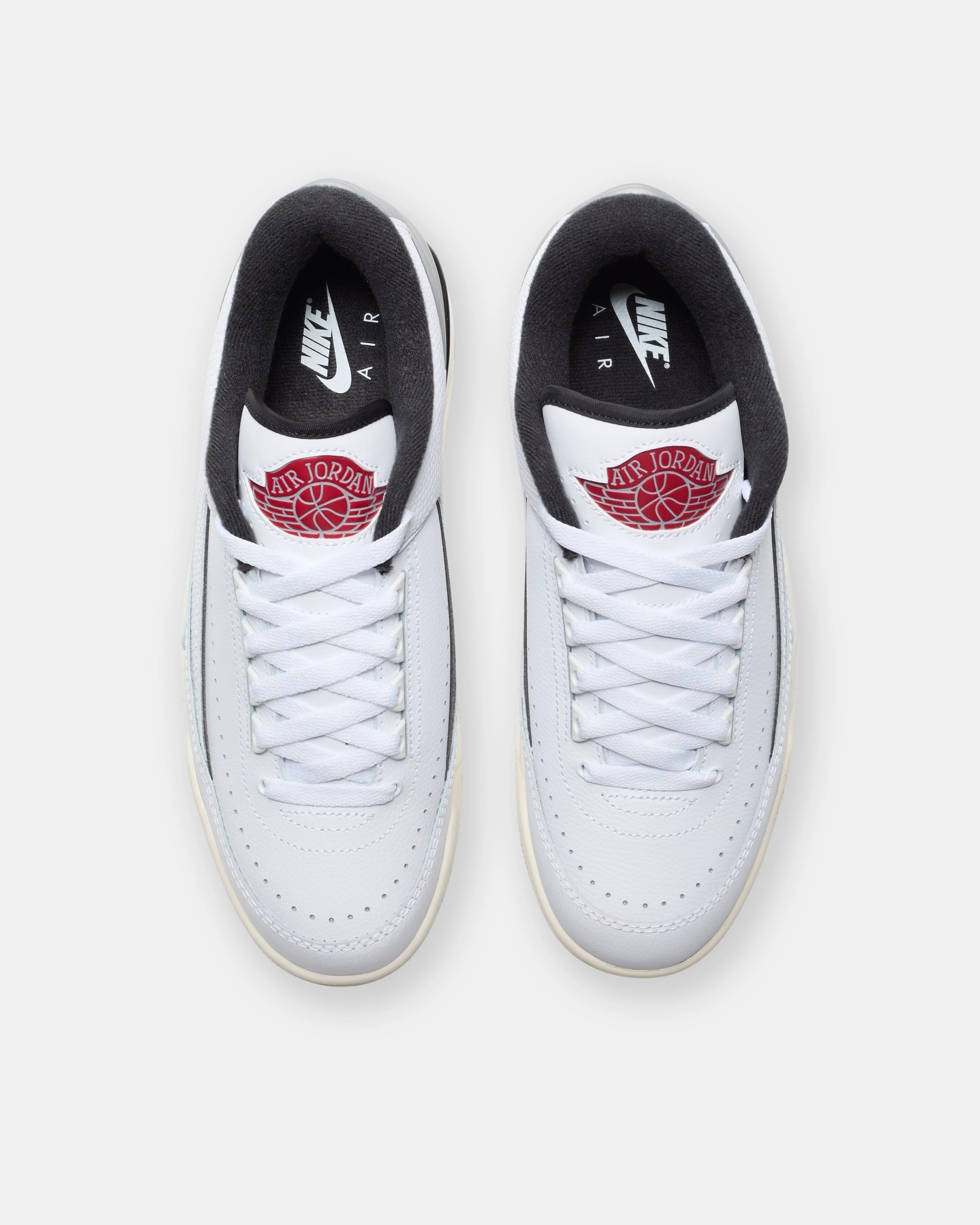 JORDAN AJ 2/3 - WHITE/ FIRERED Heritage hoops sneakers