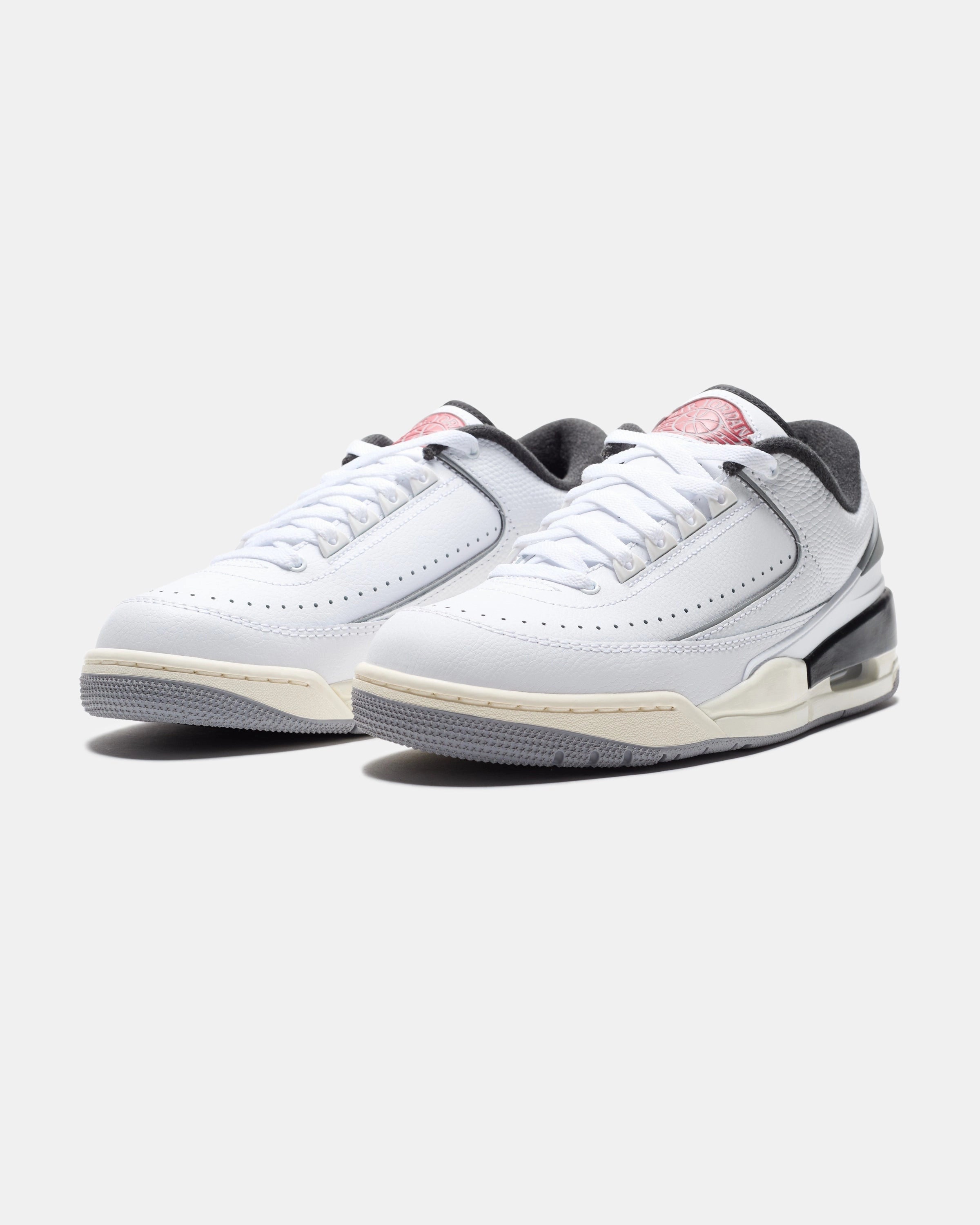 JORDAN AJ 2/3 - WHITE/ FIRERED Jordan athletic shoes for men