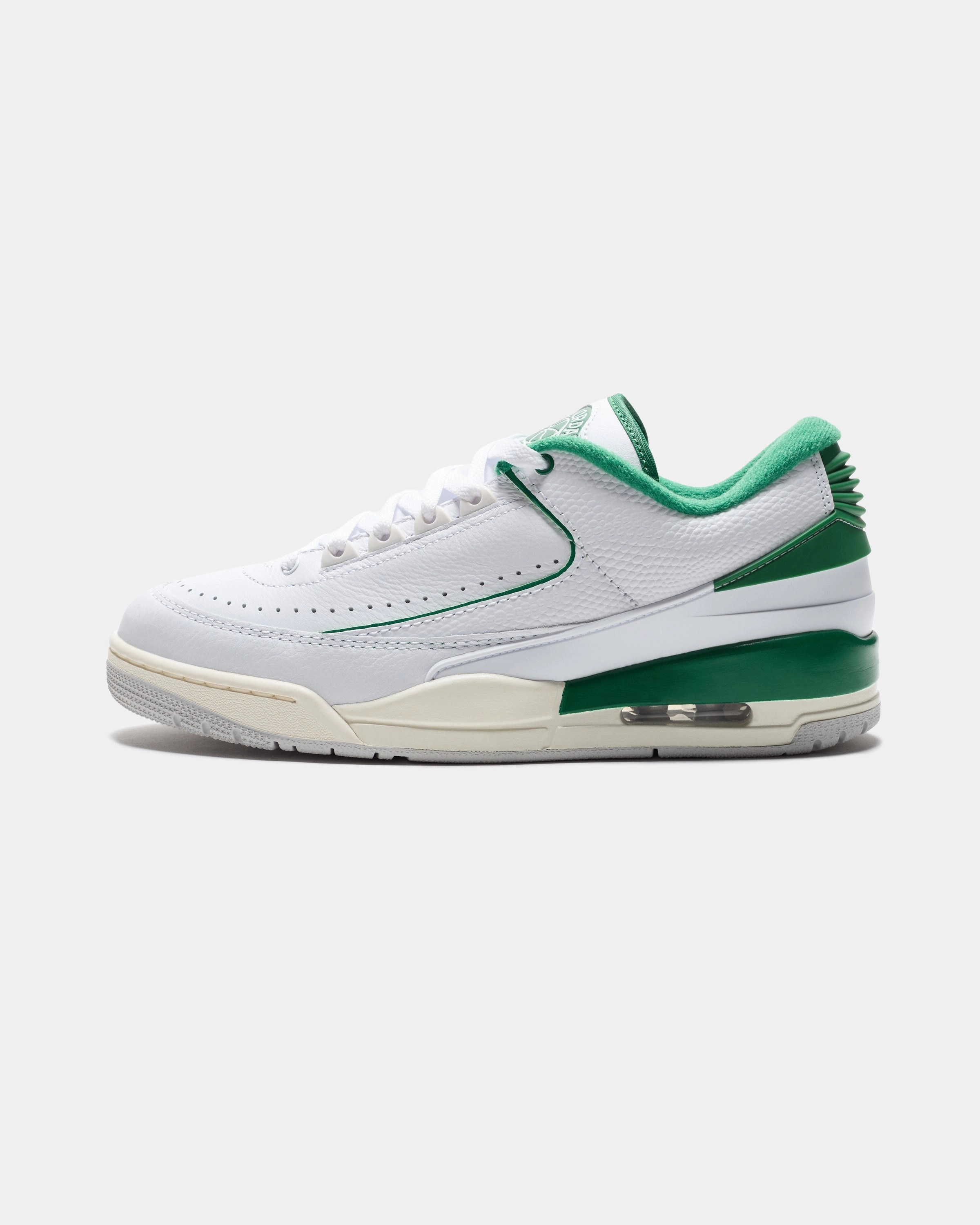 JORDAN AJ 2/3 - WHITE/ PINEGREEN Heritage hoops sneakers