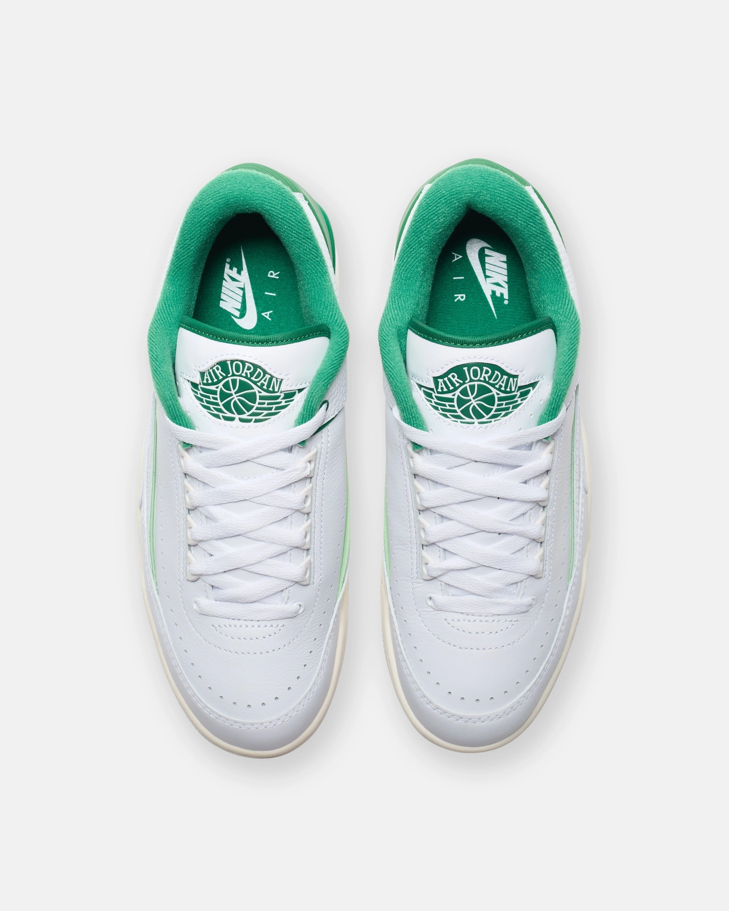 JORDAN AJ 2/3 - WHITE/ PINEGREEN Heritage hoops sneakers