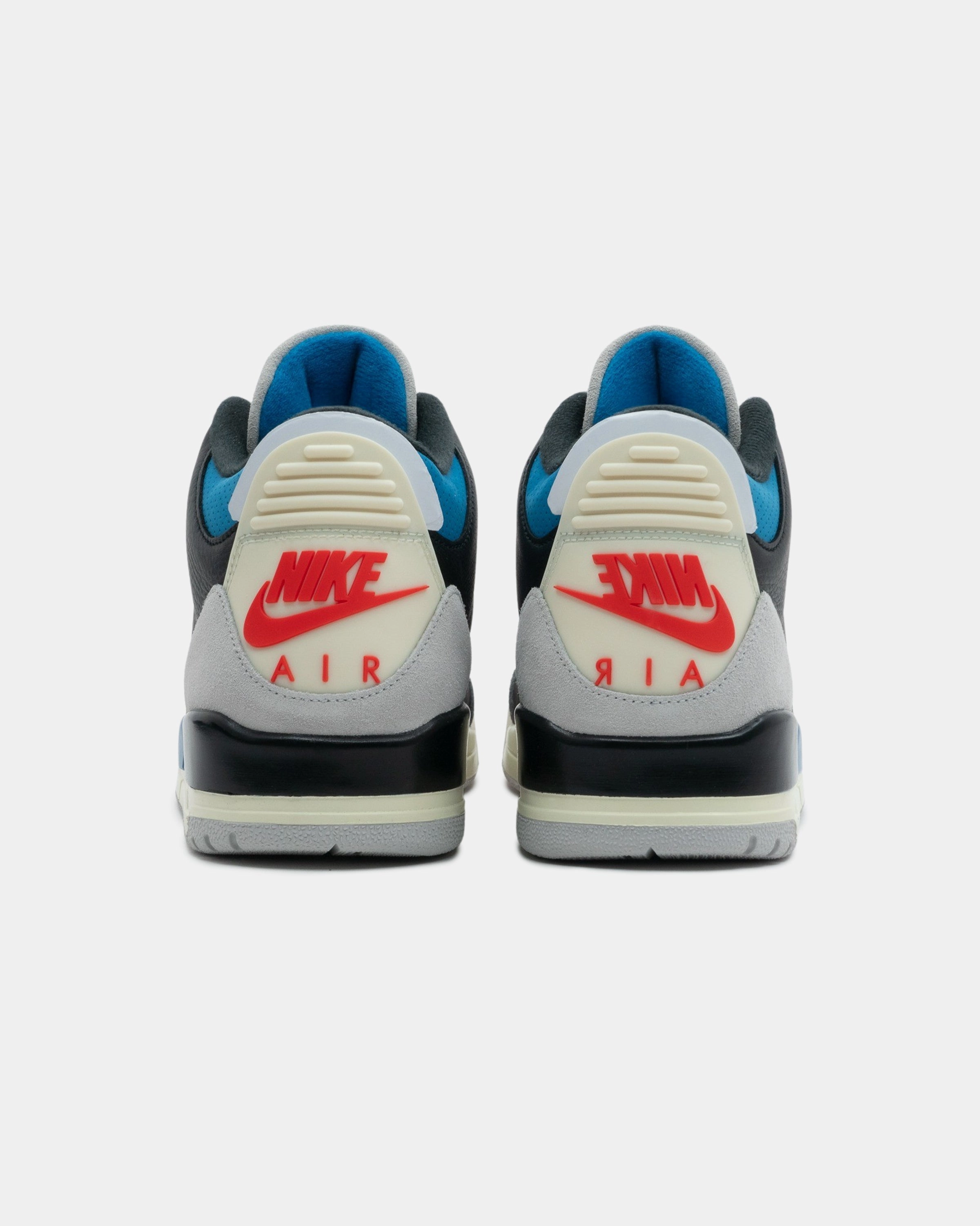JORDAN AJ 3 RETRO OG - BLACK/ CHILERED Heritage hoops sneakers