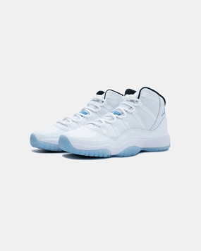 JORDAN GS AJ 11 RETRO - WHITE/ LEGENDBLUE Jordan athletic shoes for men