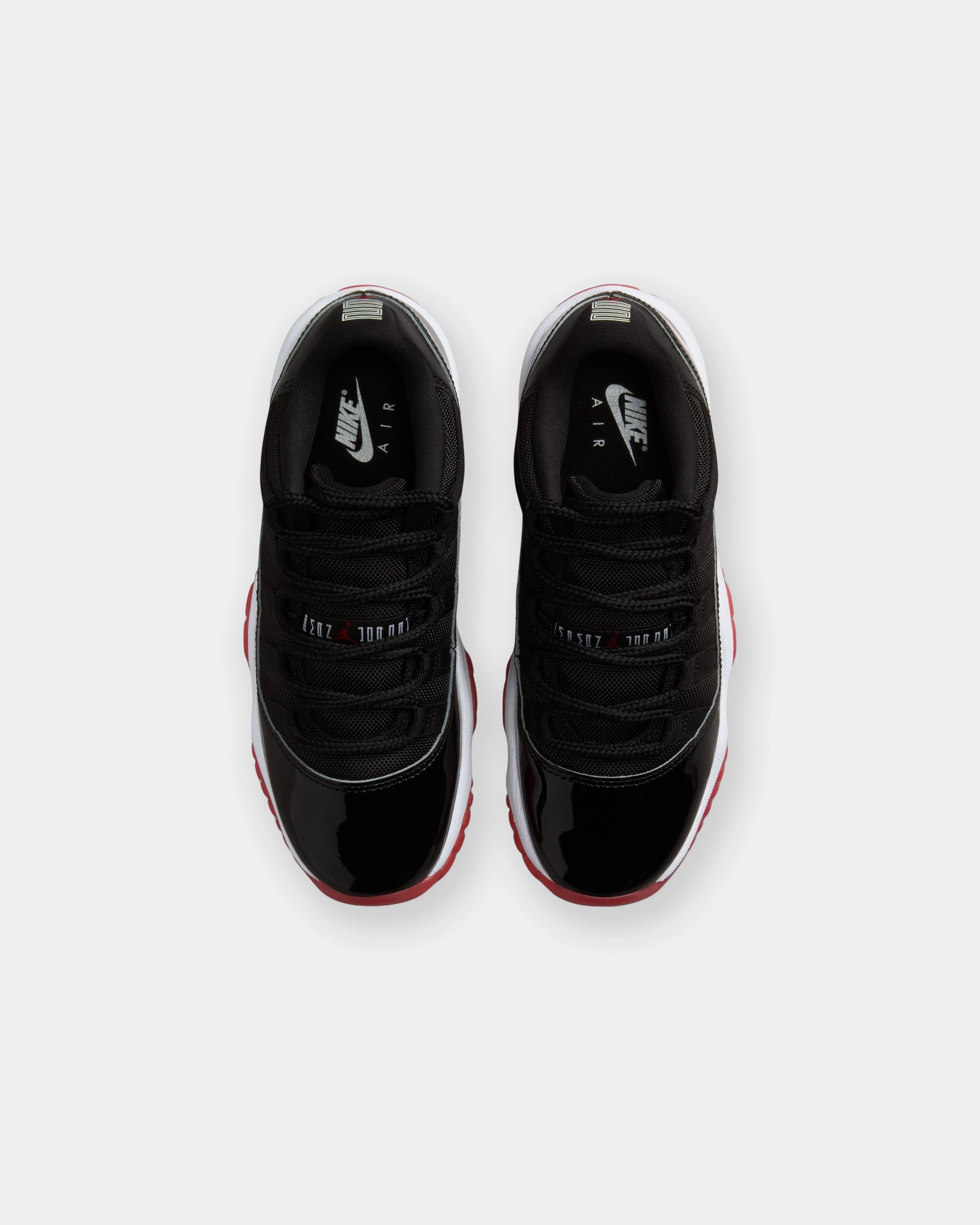 JORDAN GS AJ 11 RETRO LOW - BLACK/ VARSITYRED Heritage hoops sneakers
