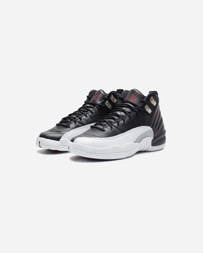 JORDAN GS AJ 12 RETRO - BLACK/ VARSITYRED/ WHITE Jordan athletic shoes for men