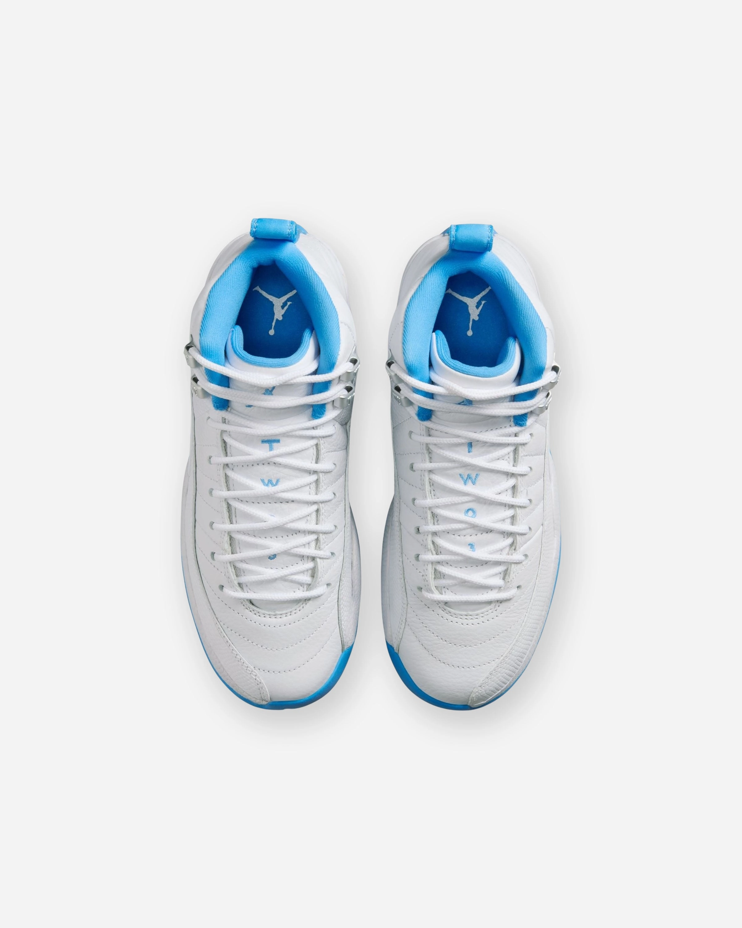 JORDAN GS AJ 12 RETRO - WHITE/ UNIVERSITYBLUE Heritage hoops sneakers