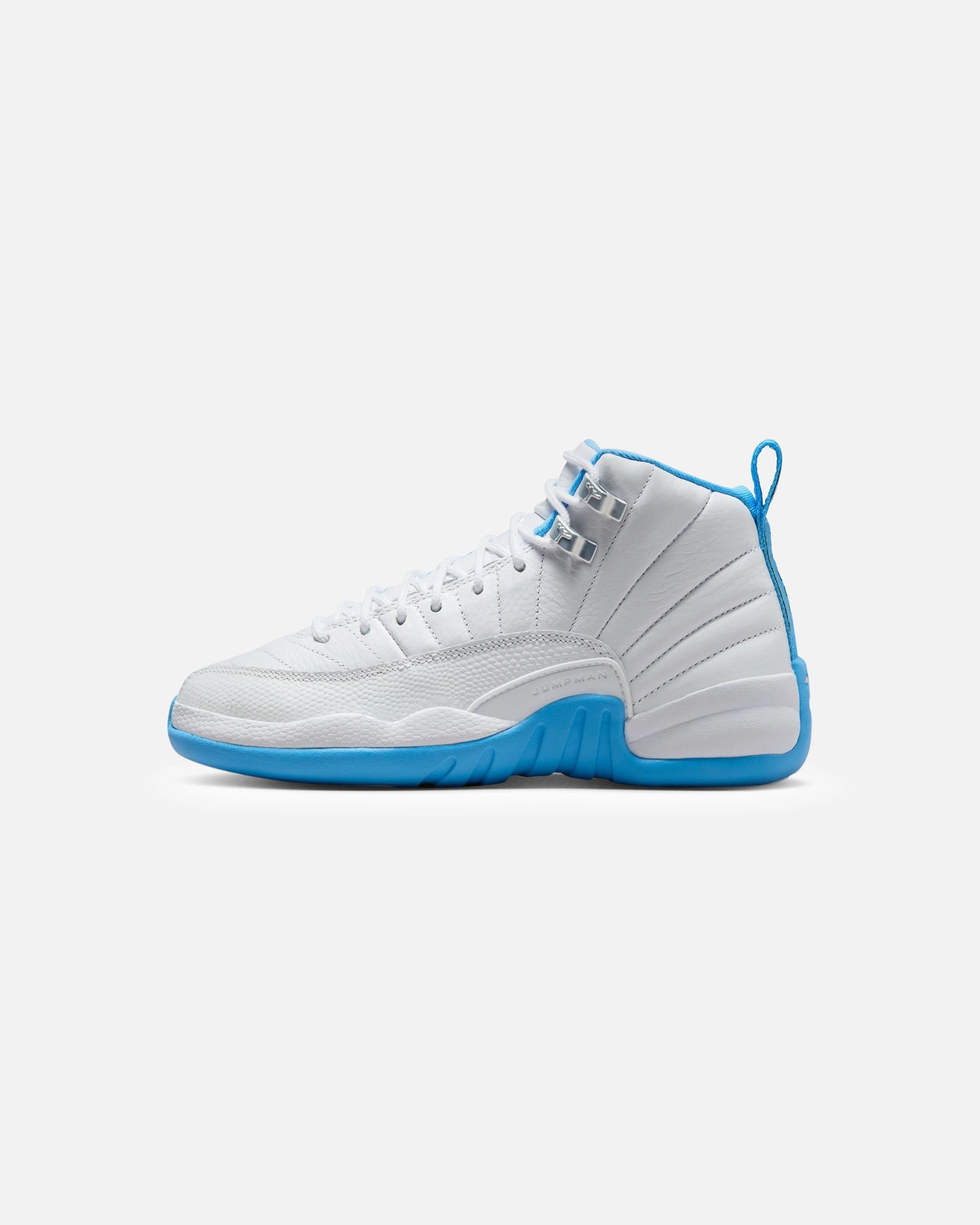 JORDAN GS AJ 12 RETRO - WHITE/ UNIVERSITYBLUE Heritage hoops sneakers
