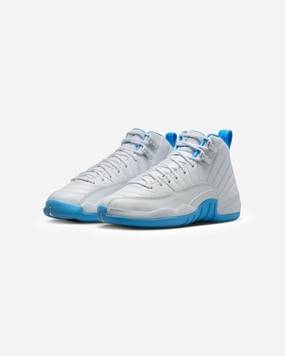 JORDAN GS AJ 12 RETRO - WHITE/ UNIVERSITYBLUE Jordan athletic shoes for men