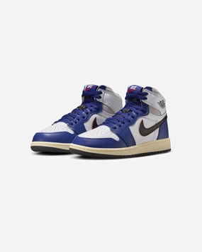JORDAN GS AJ 1 RETRO HIGH OG - WHITE/ BLACK Jordan athletic shoes for men