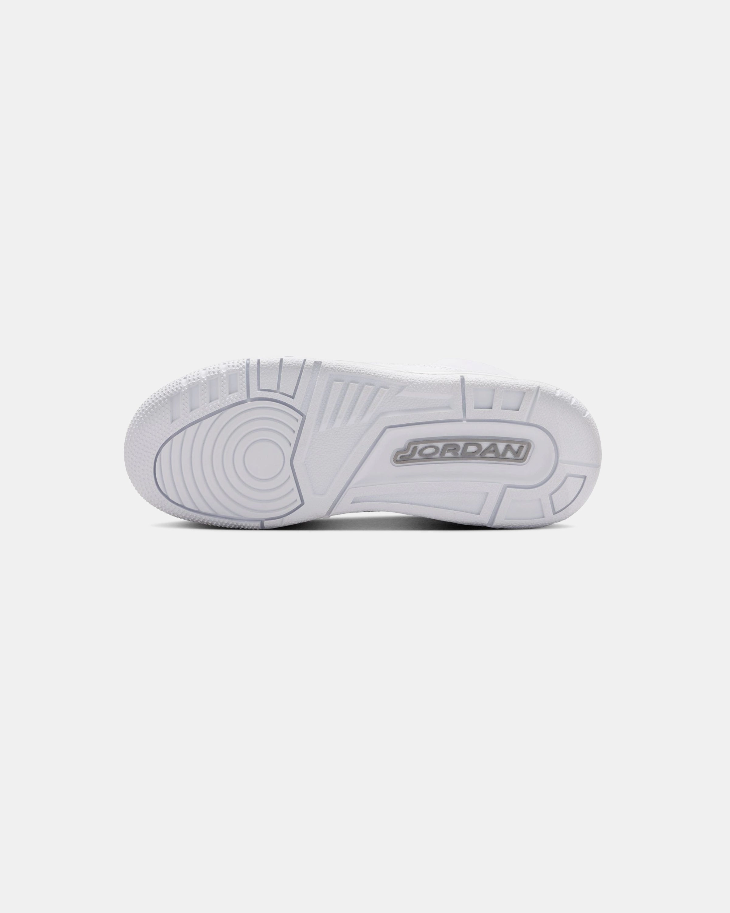 JORDAN GS AJ 3 RETRO - WHITE/ METALLICSILVER Heritage hoops sneakers