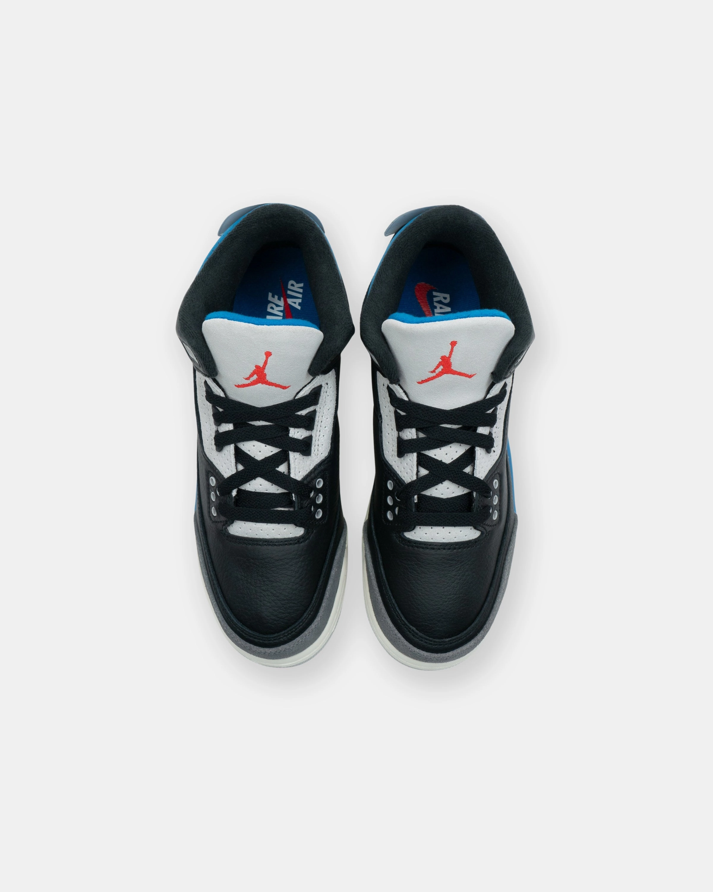 JORDAN GS AJ 3 RETRO OG - BLACK/ CHILERED Heritage hoops sneakers