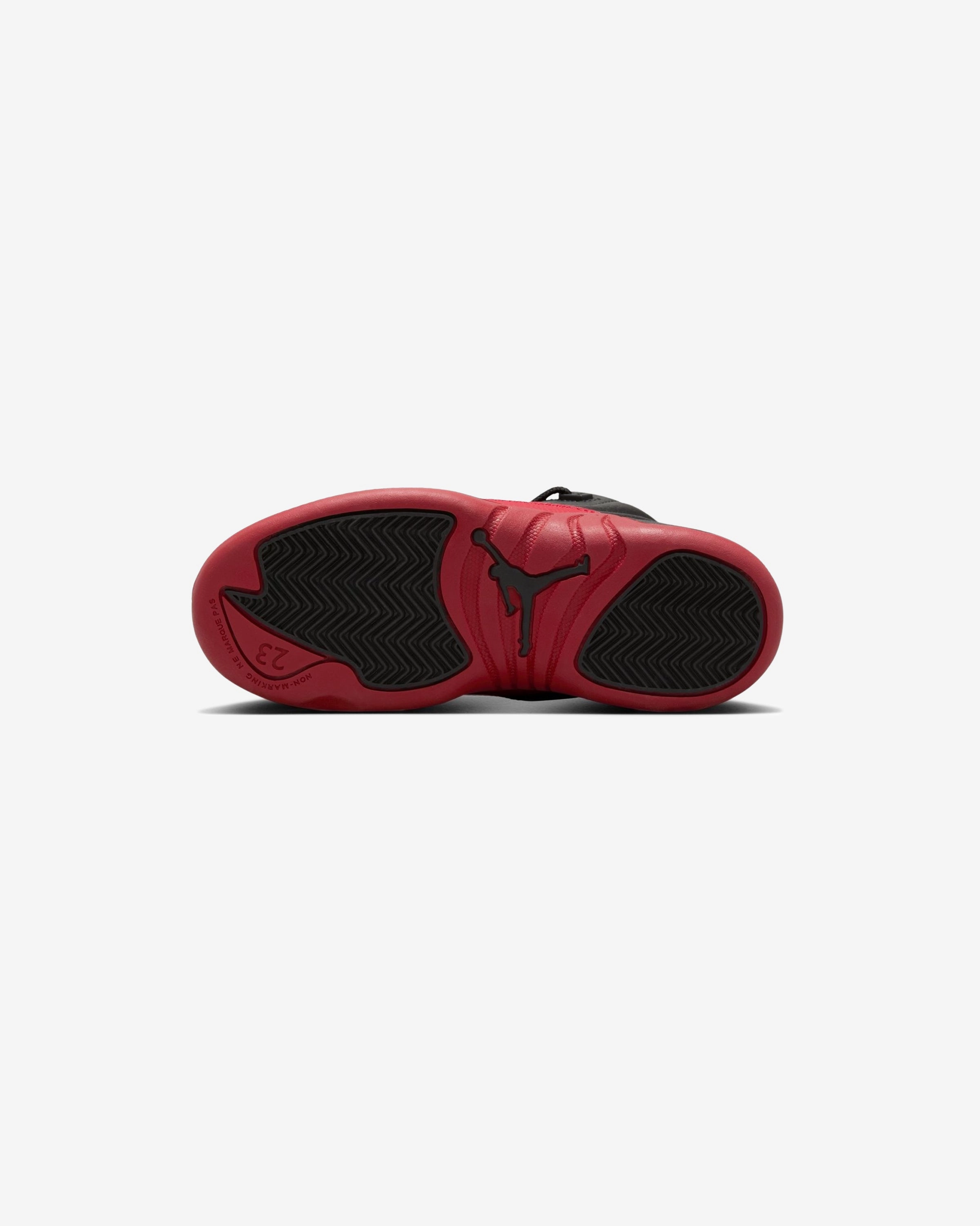 JORDAN PS AJ 12 RETRO - BLACK/ VARSITYRED Heritage hoops sneakers