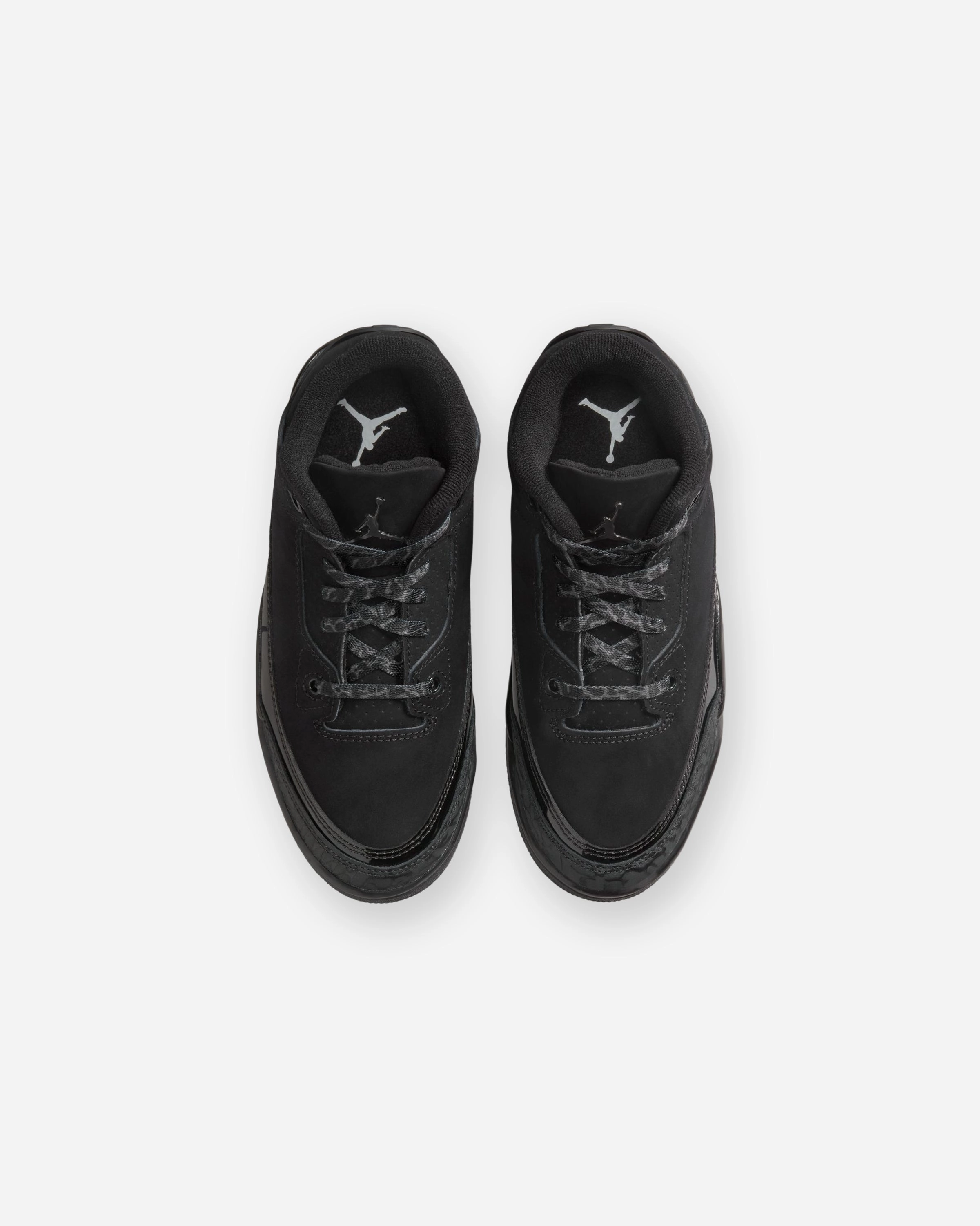 JORDAN PS AJ 3 RETRO - BLACK/ DARKCHARCOAL Heritage hoops sneakers