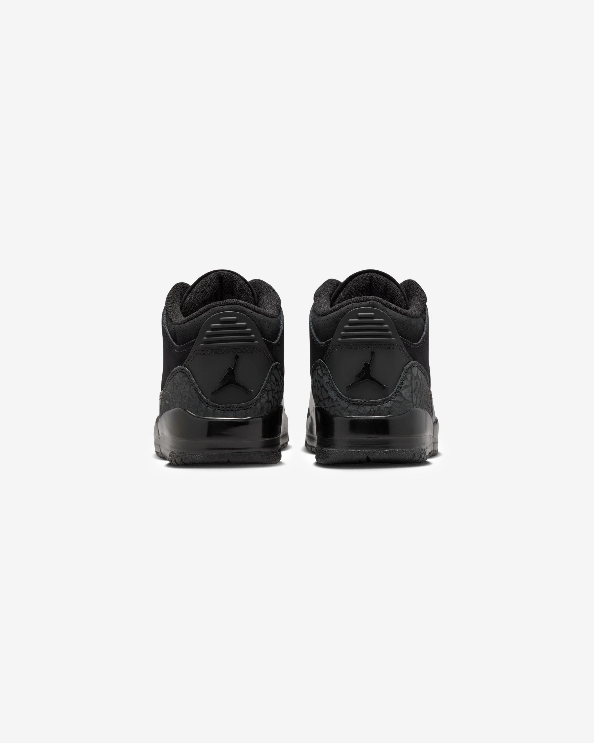 JORDAN PS AJ 3 RETRO - BLACK/ DARKCHARCOAL Heritage hoops sneakers