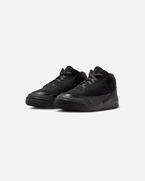 JORDAN PS AJ 3 RETRO - BLACK/ DARKCHARCOAL Jordan athletic shoes for men