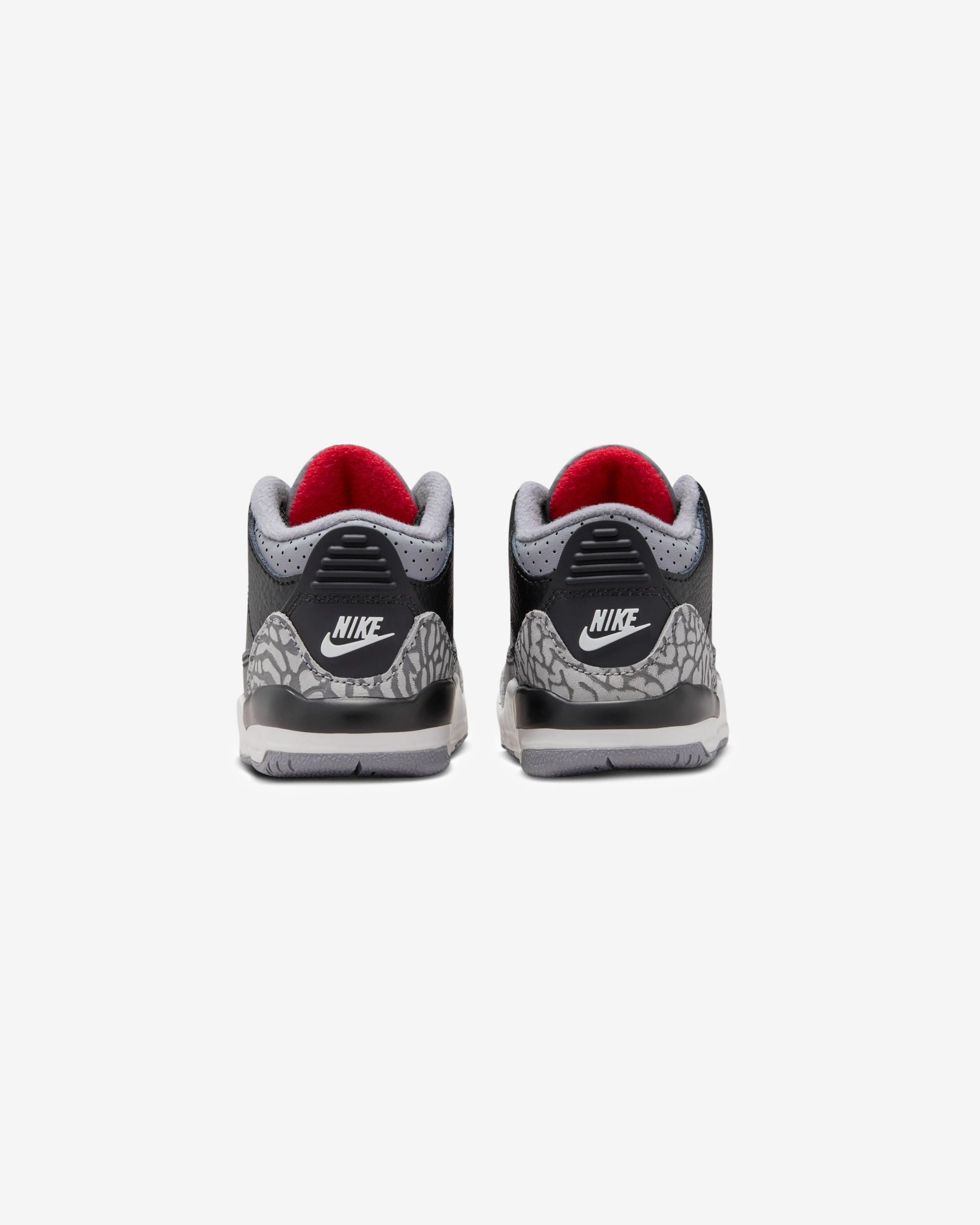 JORDAN TD AJ 3 RETRO - BLACK/ FIRERED/ CEMENTGREY Heritage hoops sneakers