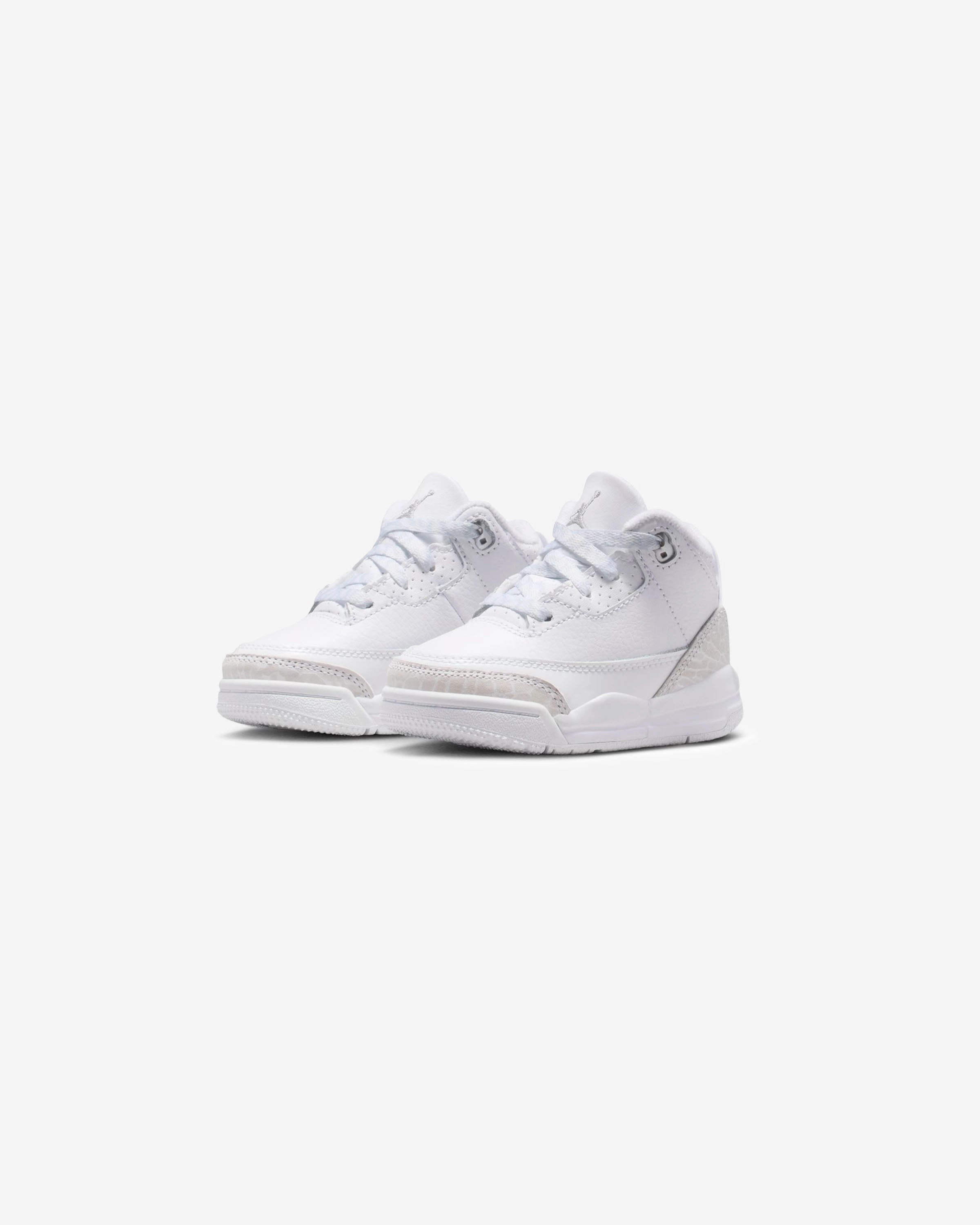JORDAN TD AJ 3 RETRO - WHITE/ METALLICSILVER Jordan athletic shoes for men