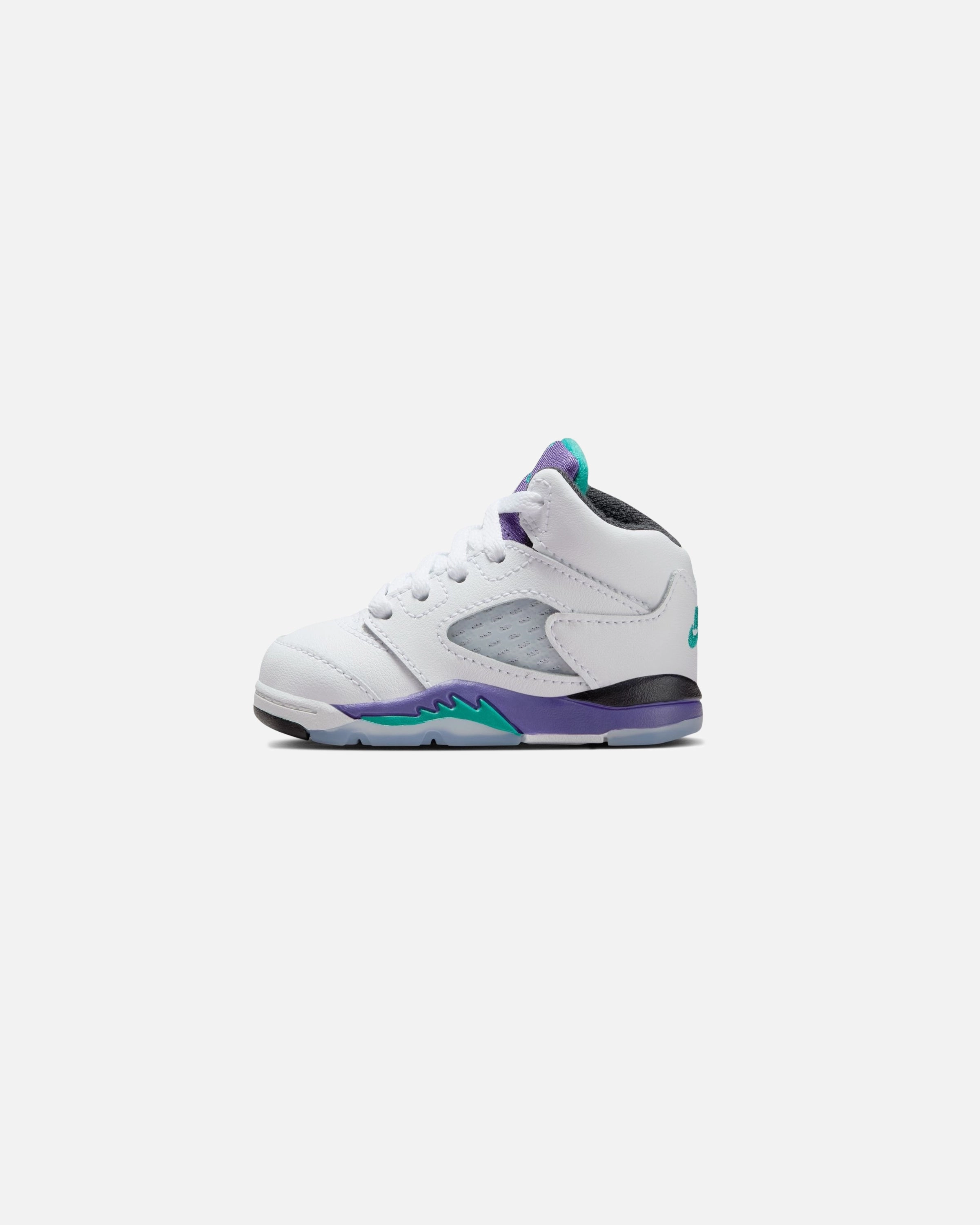 JORDAN TD AJ 5 RETRO - WHITE/ NEWEMERALD Heritage hoops sneakers