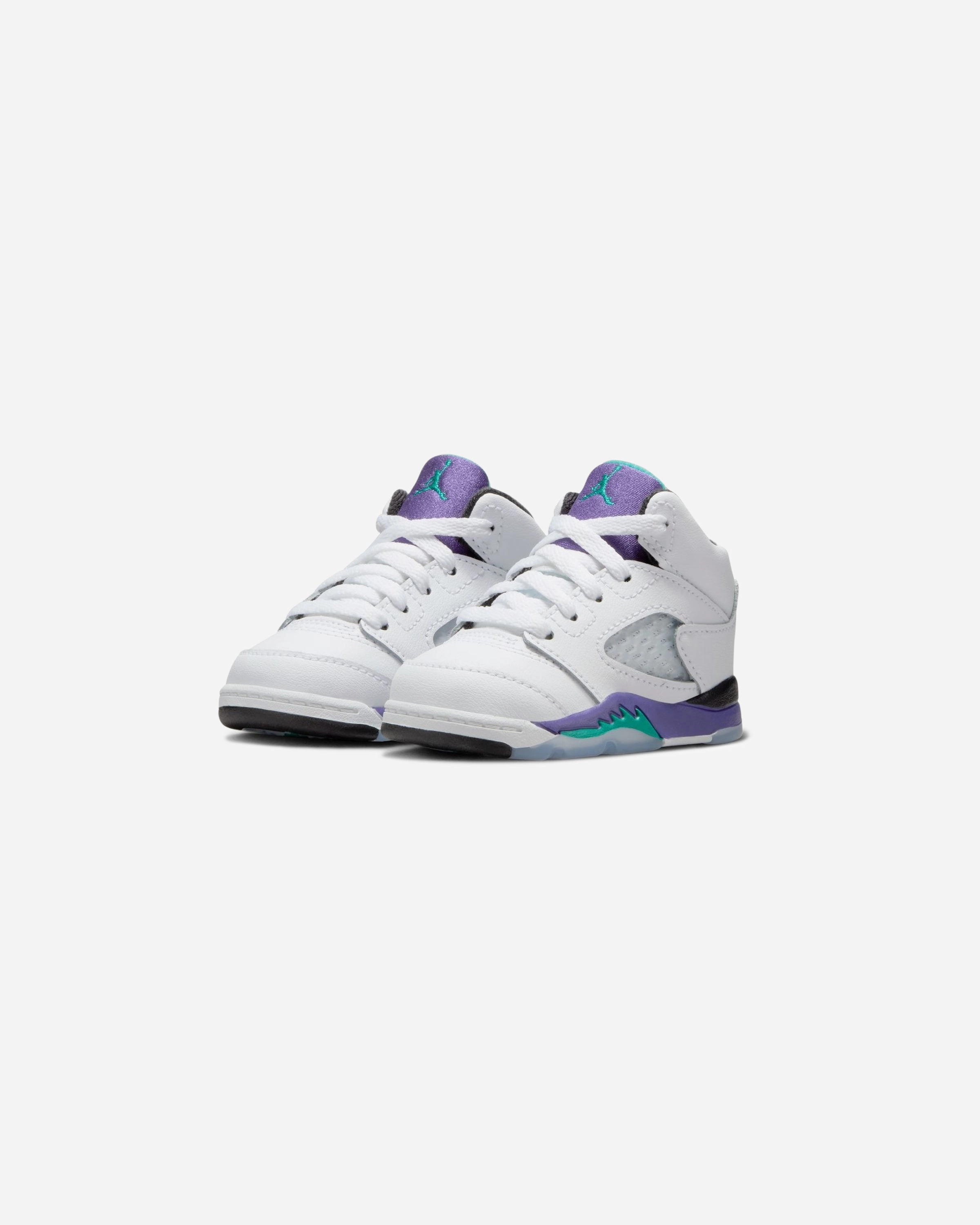 JORDAN TD AJ 5 RETRO - WHITE/ NEWEMERALD Jordan athletic shoes for men