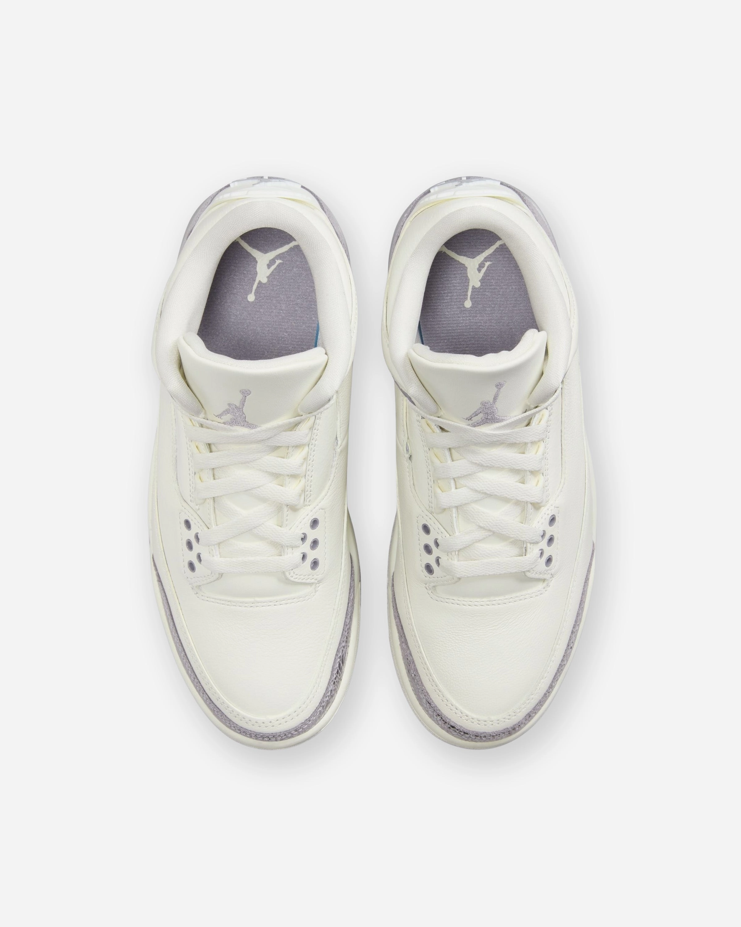 JORDAN WOMEN'S AJ 3 RETRO - SAIL/ CEMENTGREY Heritage hoops sneakers