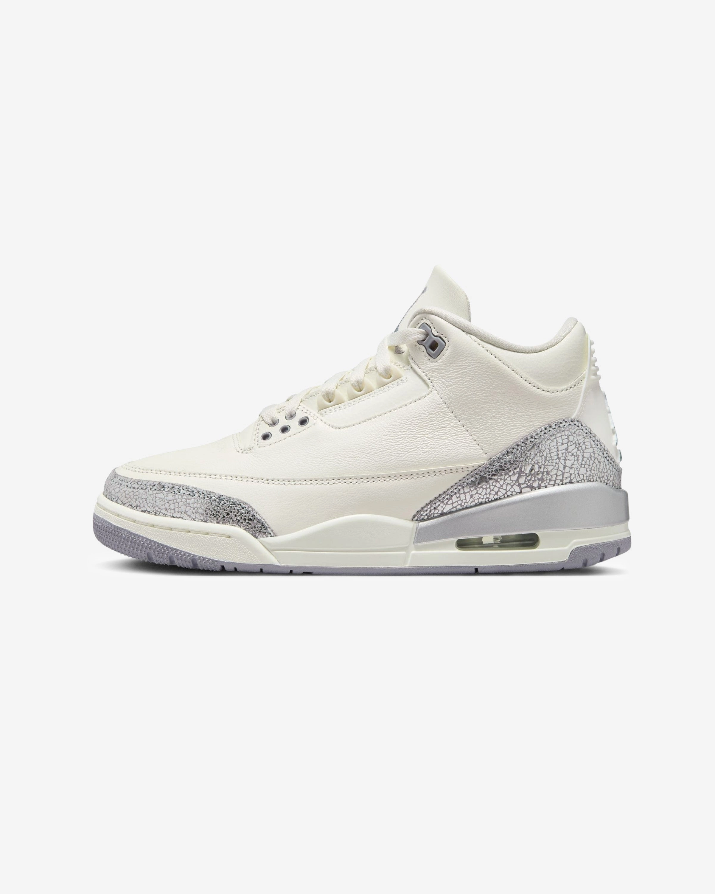JORDAN WOMEN'S AJ 3 RETRO - SAIL/ CEMENTGREY Heritage hoops sneakers