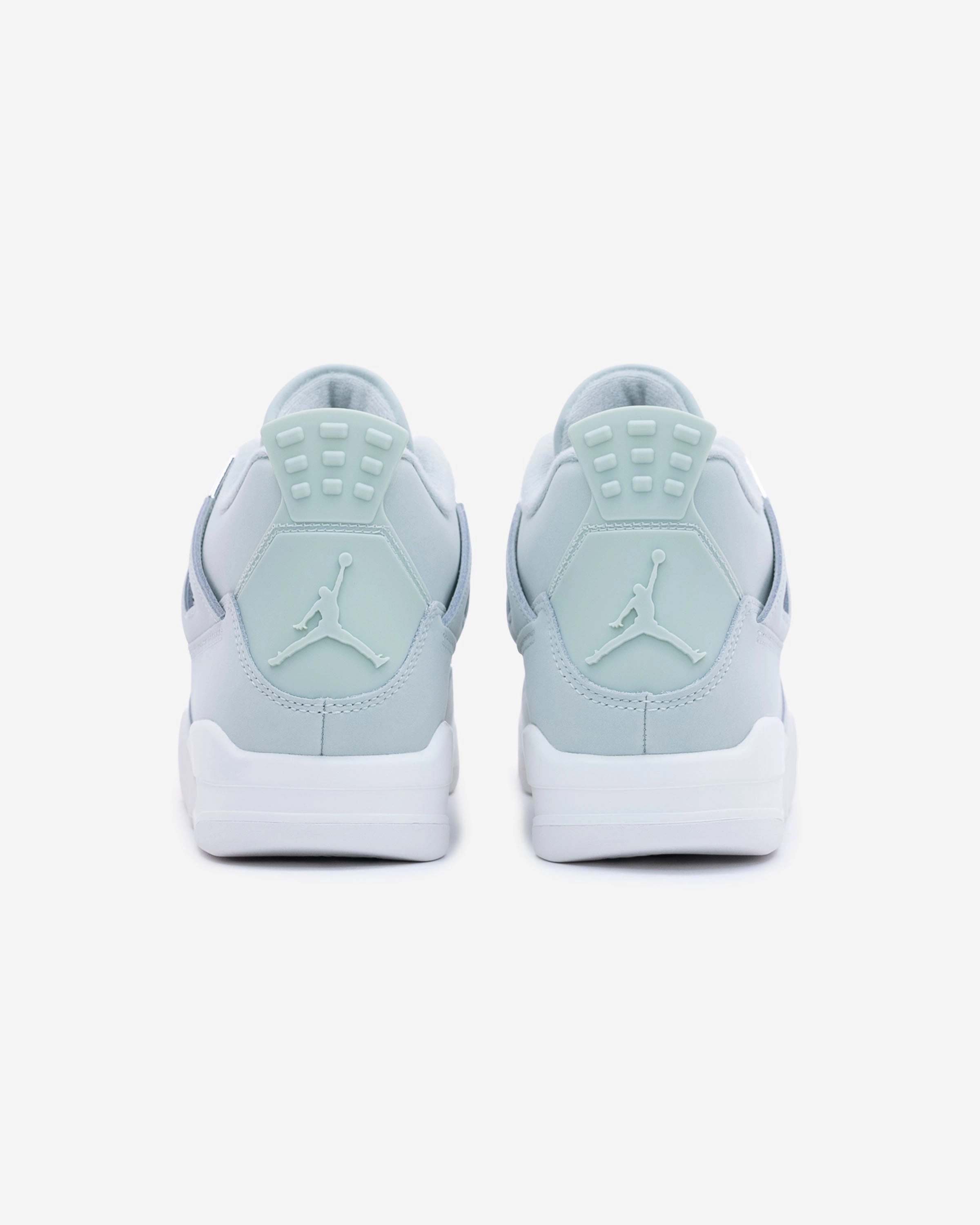 JORDAN WOMEN'S AJ 4 RETRO - SEAFOAM/ SAIL Heritage hoops sneakers