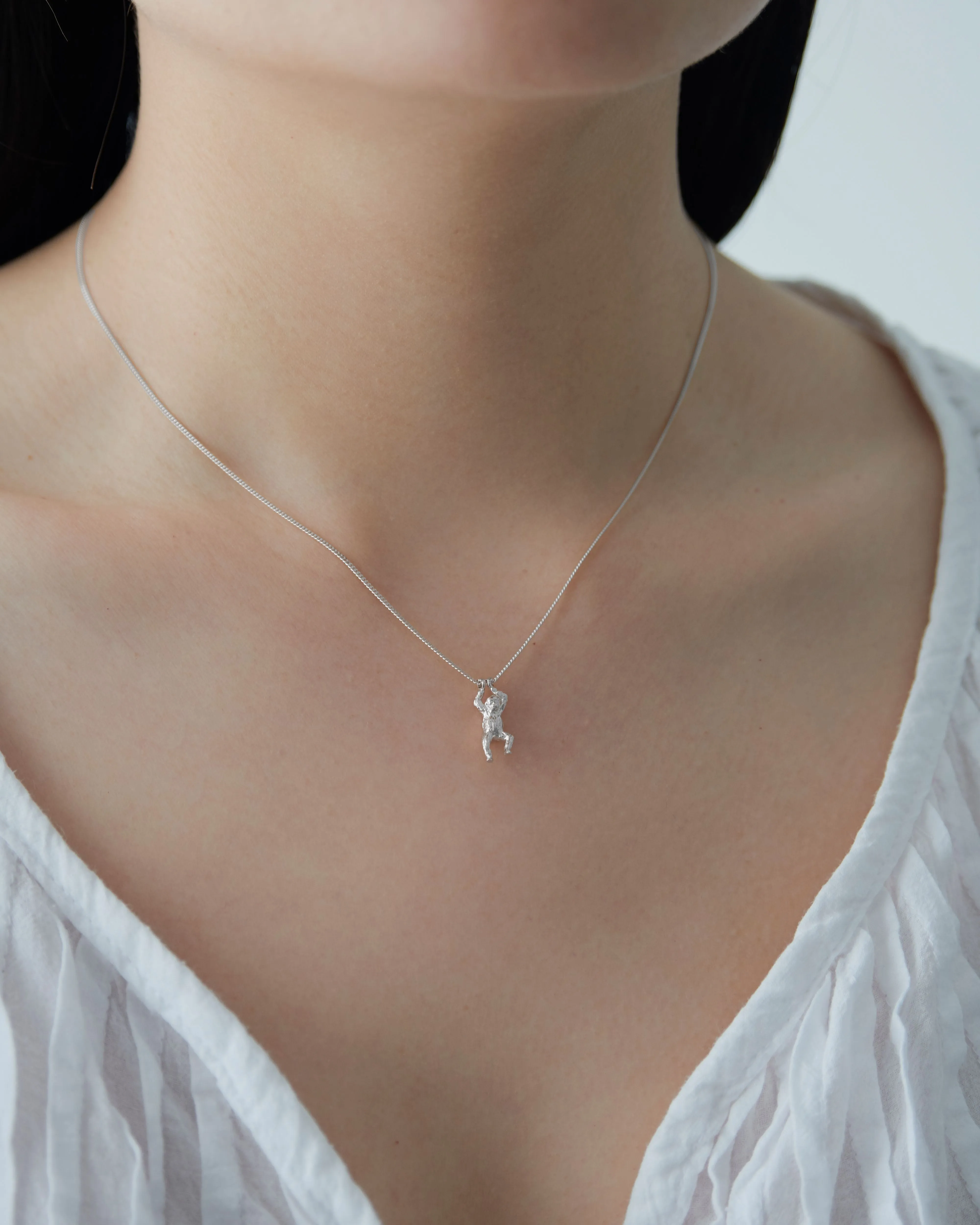 Karen Walker Jewellery Karen Walker - Wild Things Orangutan Necklace Sterling Silver