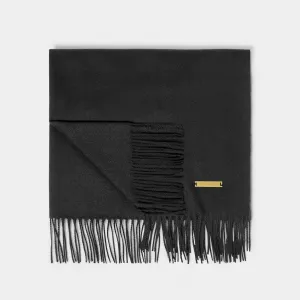 Katie Loxton Black Blanket Scarf KLS616 Katie Loxton Jewelry And Accessories
