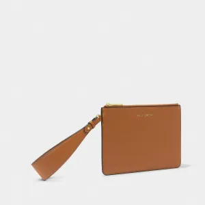 Katie Loxton Cognac Marni Wristlet Pouch KLB3646 Katie Loxton Jewelry And Accessories