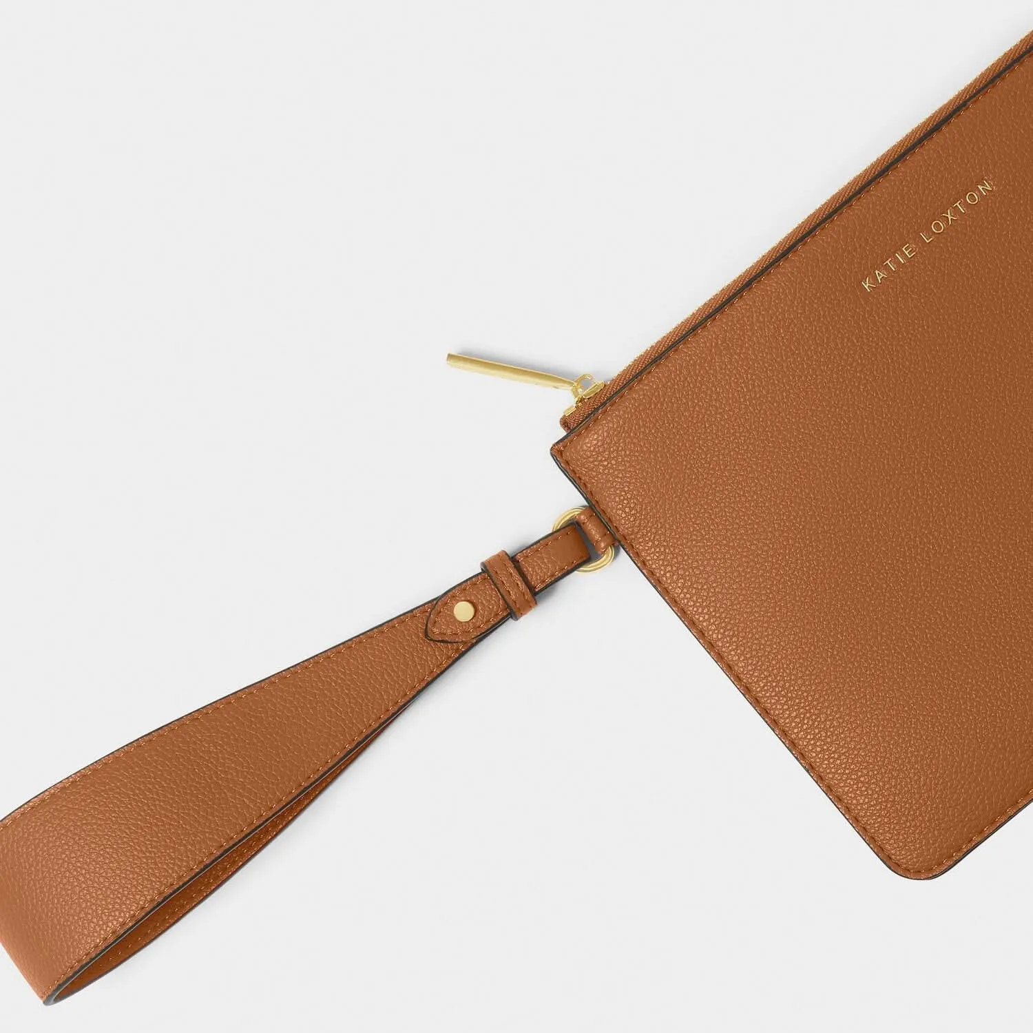Katie Loxton Cognac Marni Wristlet Pouch KLB3646 Katie Loxton Jewelry And Accessories