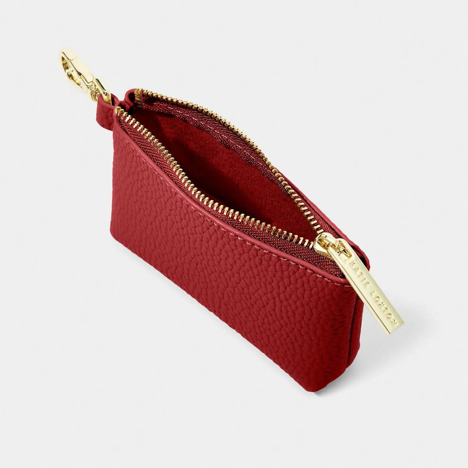 Katie Loxton Garnet Evie Clip On Coin Purse KLB3553 Katie Loxton Jewelry And Accessories