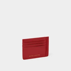 Katie Loxton Garnet Red Lily Cardholder KLB3624 Katie Loxton Jewelry And Accessories