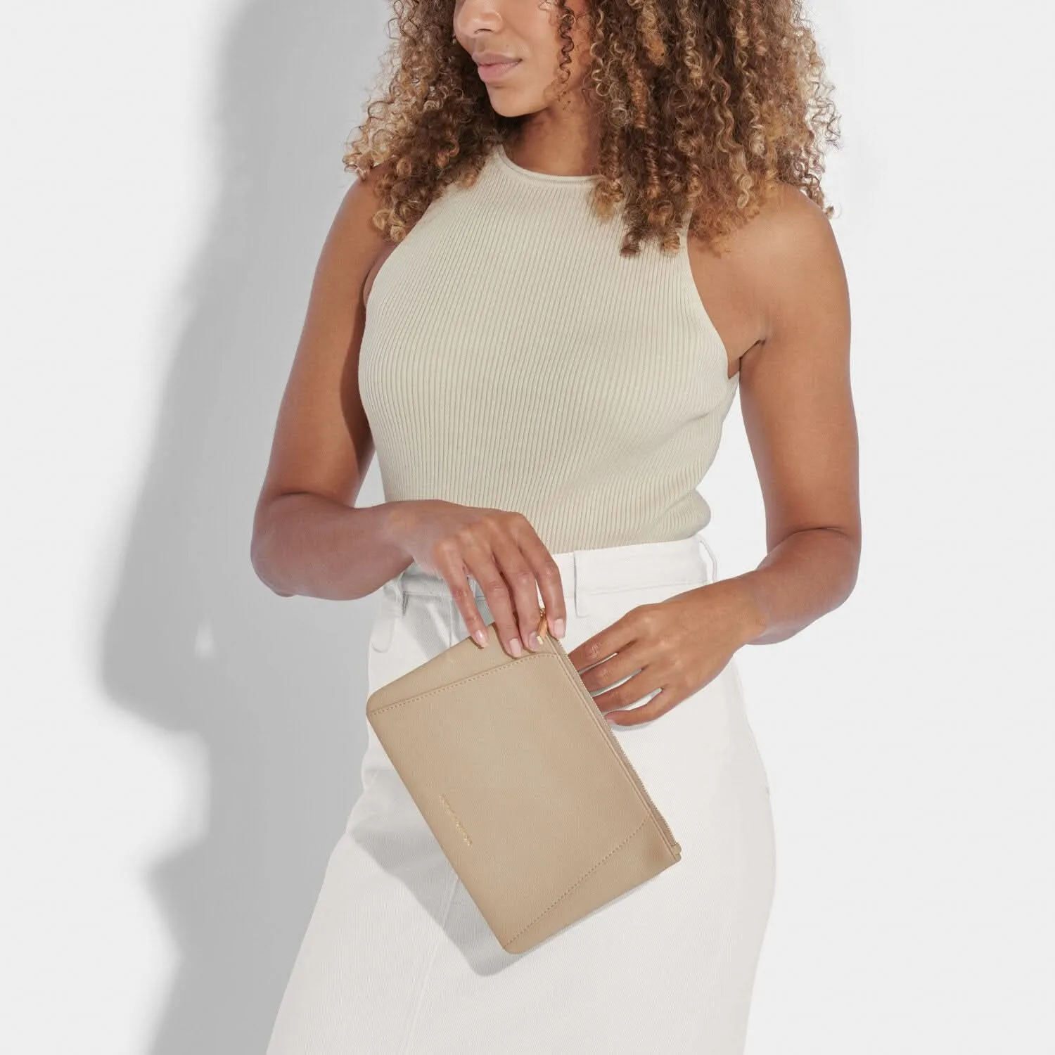 Katie Loxton Light Taupe Hana Pouch KLB3448 Katie Loxton Jewelry And Accessories