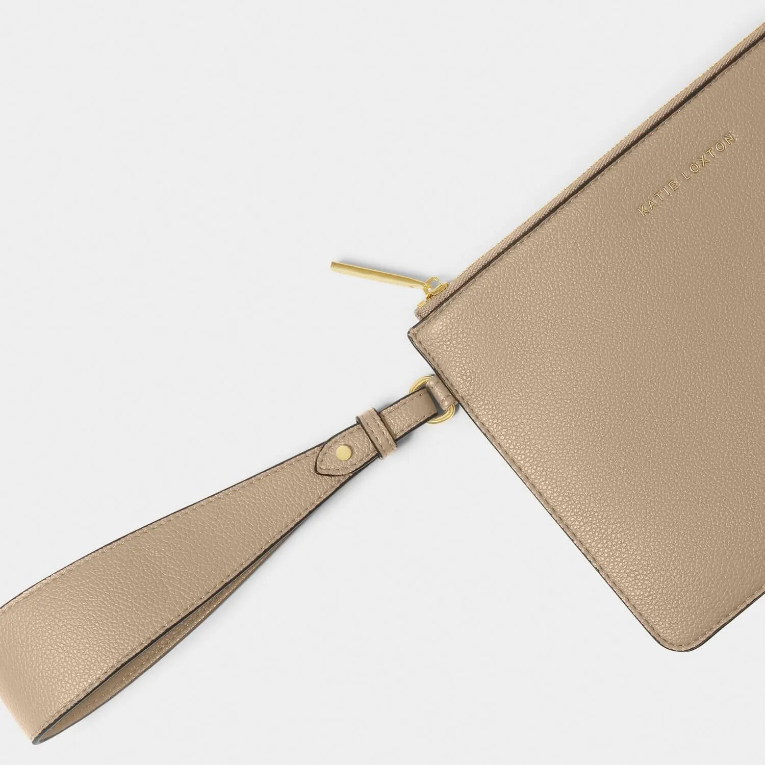 Katie Loxton Light Taupe Marni Wristlet Pouch KLB3648 Katie Loxton Jewelry And Accessories