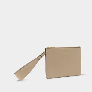 Katie Loxton Light Taupe Marni Wristlet Pouch KLB3648 Katie Loxton Jewelry And Accessories