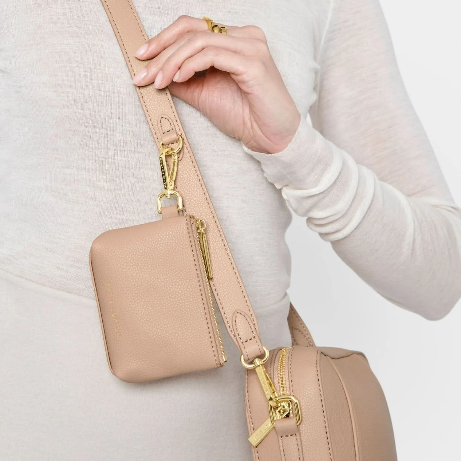 Katie Loxton Nude Pink Evie Clip On Coin Purse KLB3552 Katie Loxton Jewelry And Accessories