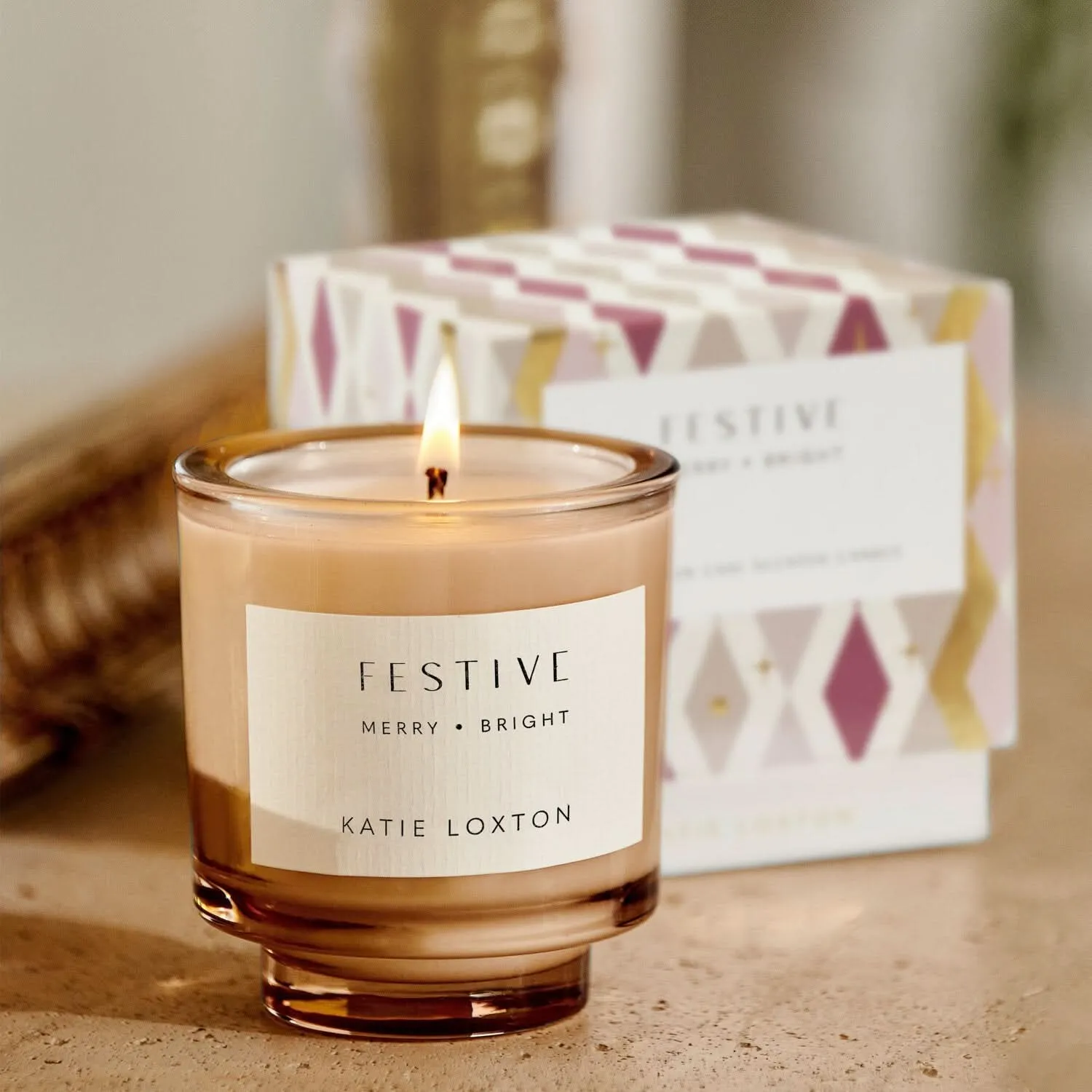 Katie Loxton Sentiment "Festive" Candle KLC392 Katie Loxton Jewelry And Accessories
