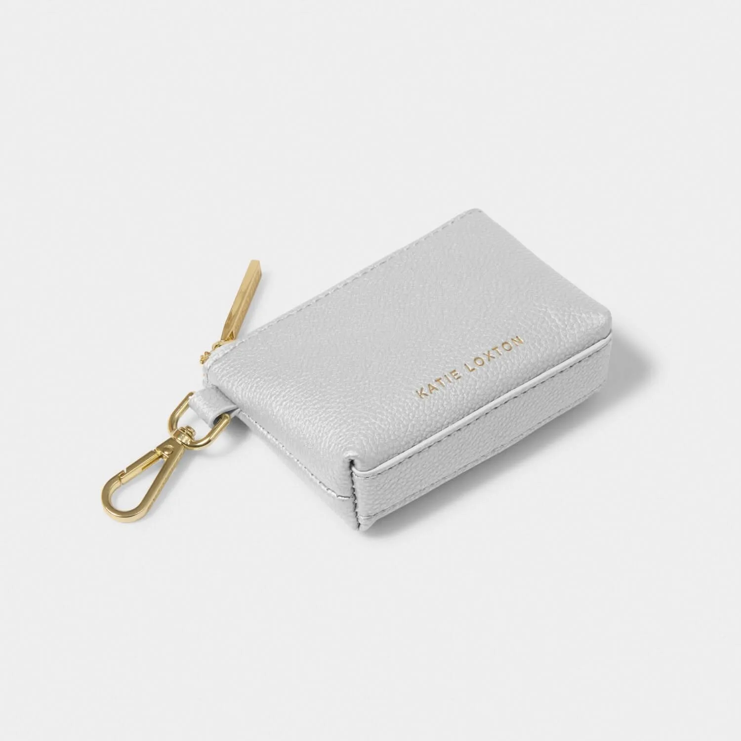 Katie Loxton Silver Evie Clip On Coin Purse KLB3555 Katie Loxton Jewelry And Accessories