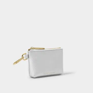 Katie Loxton Silver Evie Clip On Coin Purse KLB3555 Katie Loxton Jewelry And Accessories