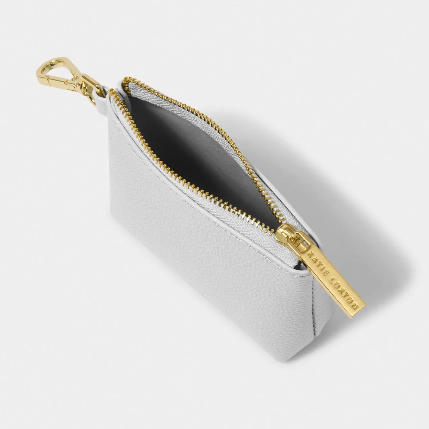 Katie Loxton Silver Evie Clip On Coin Purse KLB3555 Katie Loxton Jewelry And Accessories