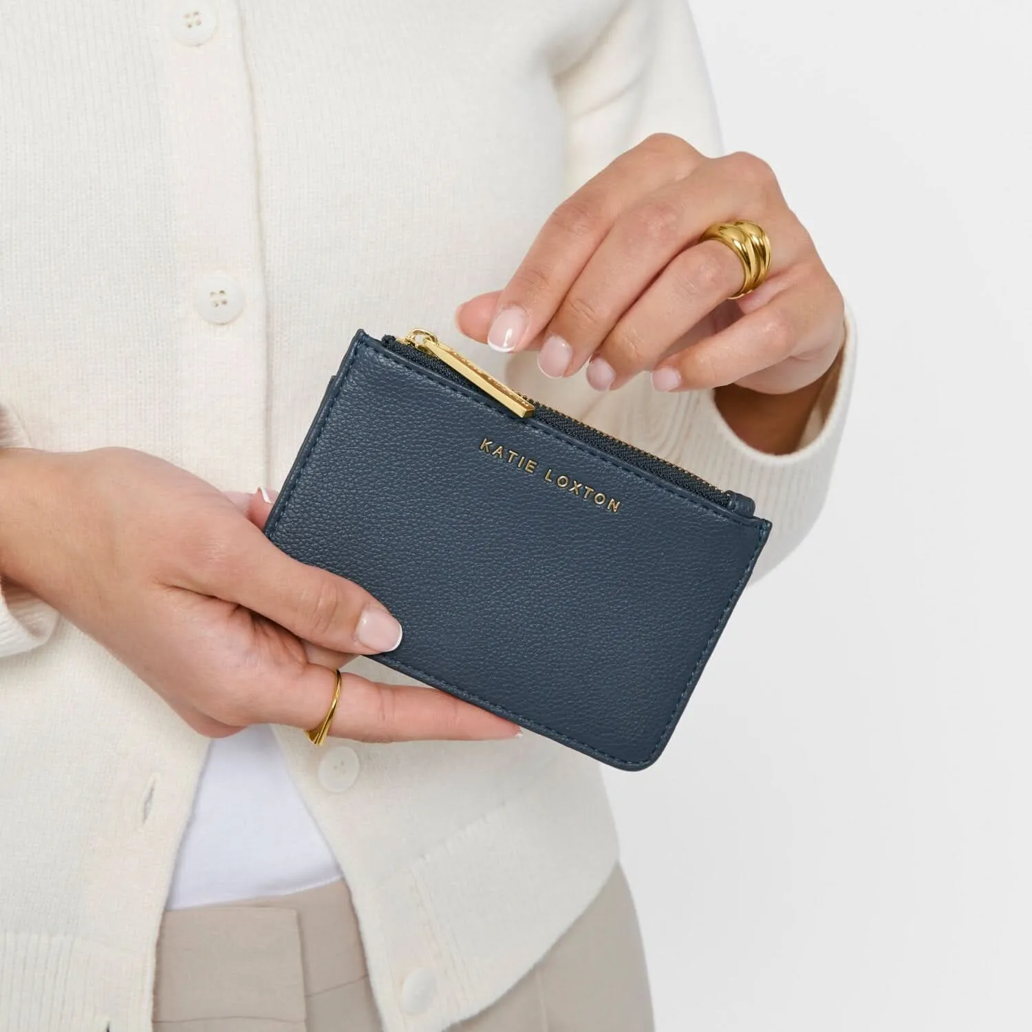 Katie Loxton Slate Hana Coin And Card Holder KLB3587 Katie Loxton Jewelry And Accessories