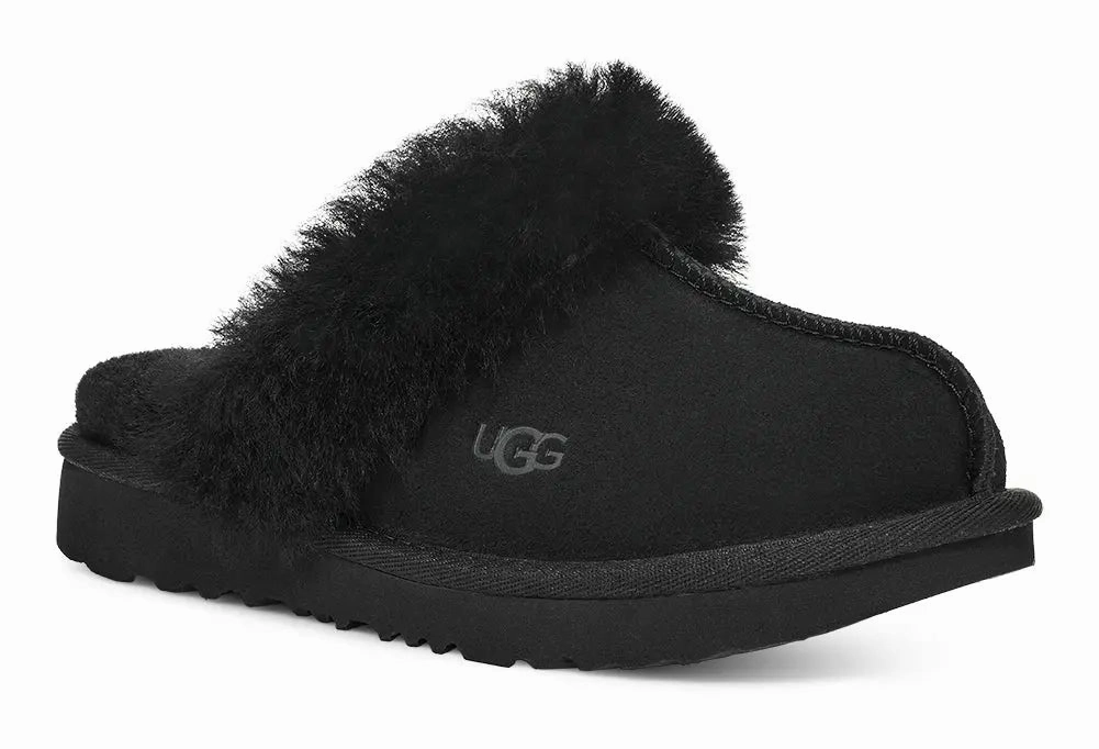 Kids UGG Cozy II  Soft & Fluffy Slip-On Slipper for Indoor & Outdoor Wear Ugg cozy footwear visuals