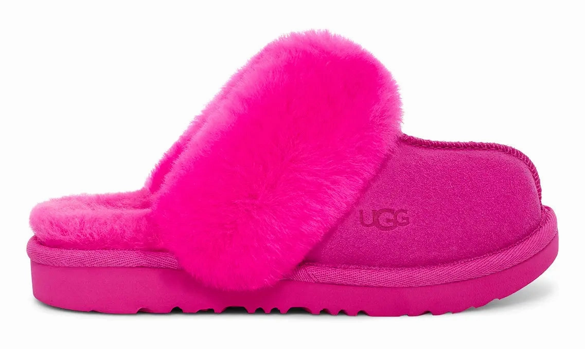 Kids UGG Cozy II  Soft & Fluffy Slip-On Slipper for Indoor & Outdoor Wear Ugg cozy footwear visuals